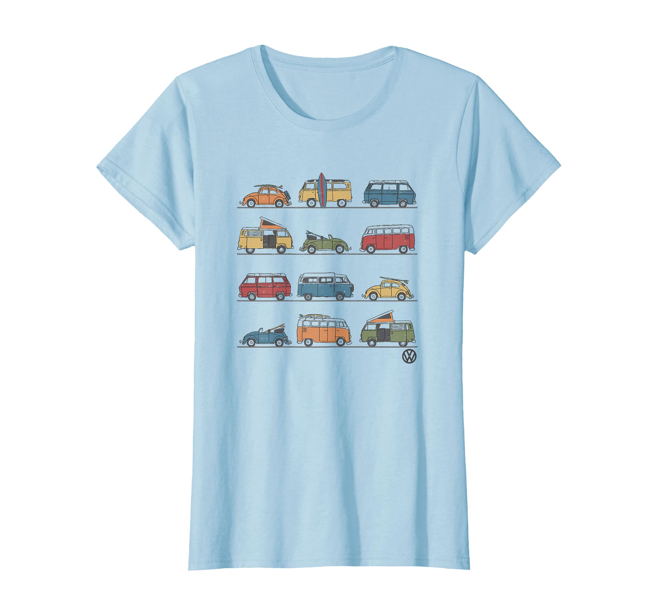 Amazon | フォルクスワーゲンバンとビートルズ Tシャツ | Tシャツ 