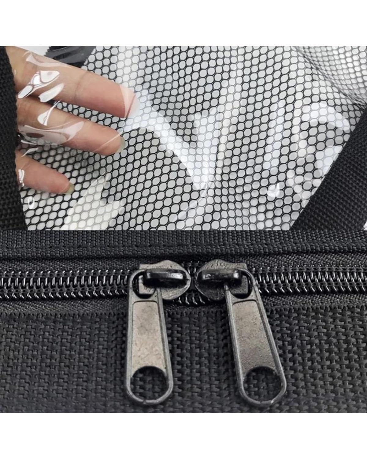 Rete portaoggetti per Auto, Accessori per soffitto, Tasca Rinforzata, Rete portante per Campeggio, SUV, (Piccola)