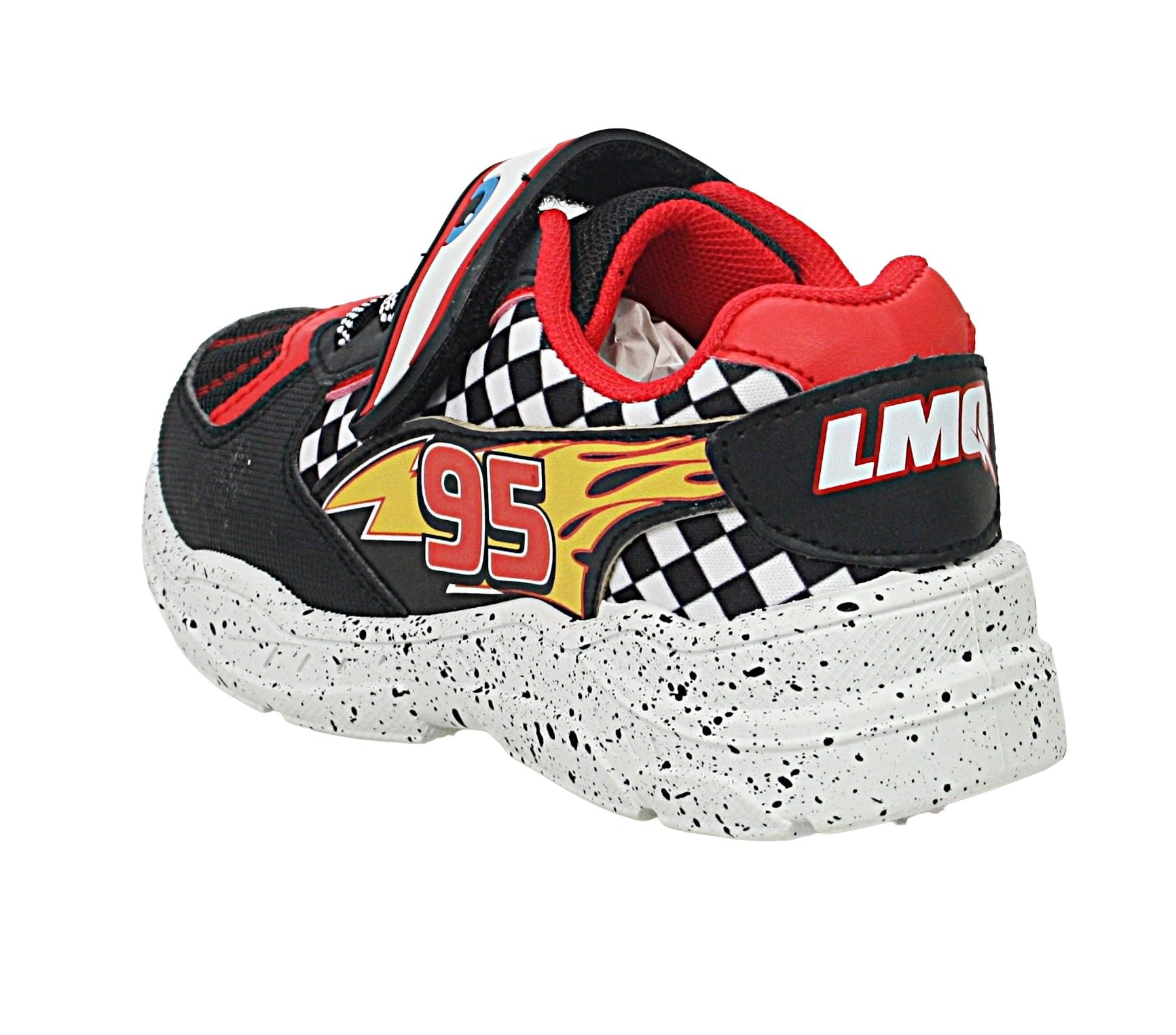 Disney Cars Lightning McQueen chłopięce buty sportowe dla dzieci, buty wyścigowe, łatwe zapięcie, buty sportowe dla dzieci