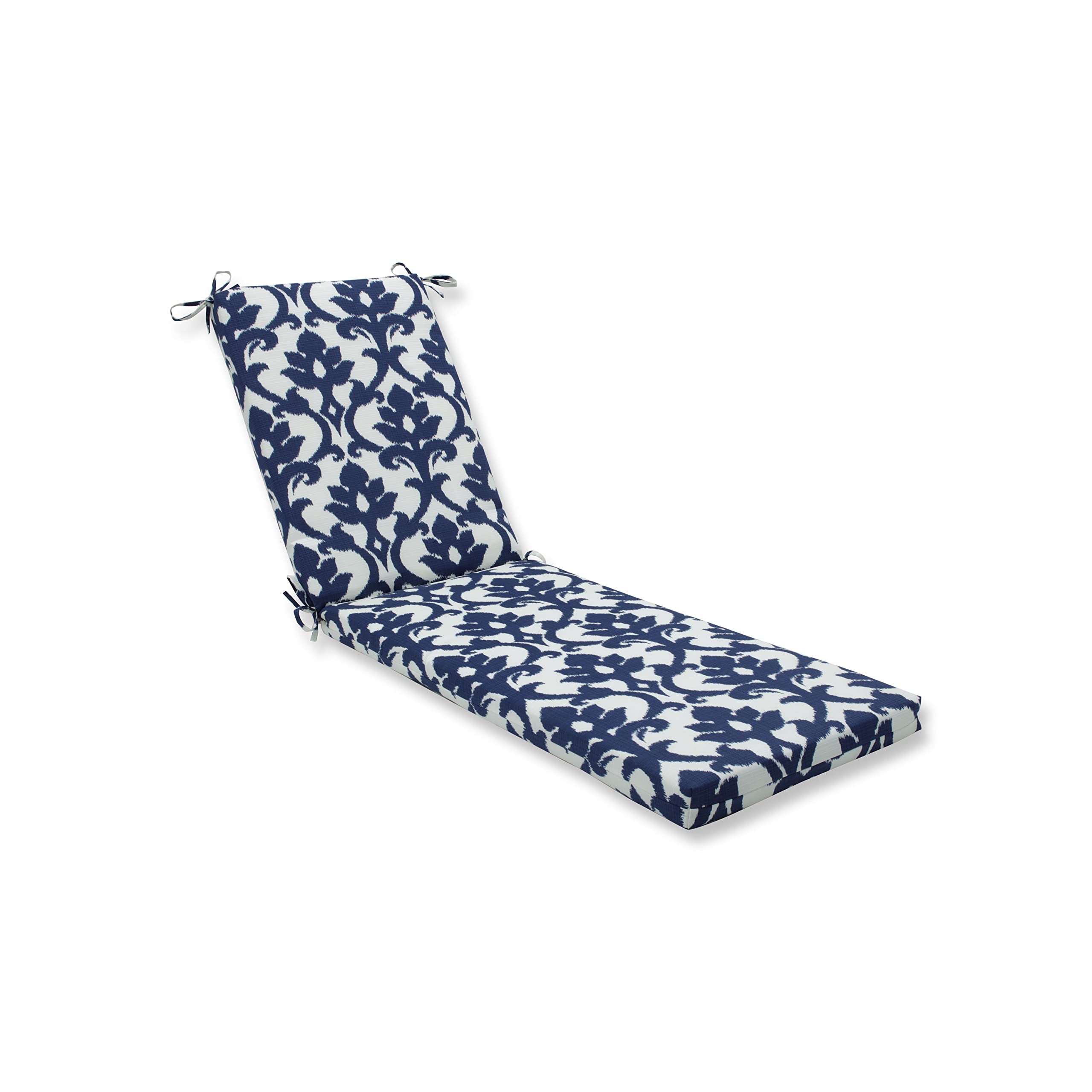 Pillow Perfect Outdoor/Indoor Basalto Navy Chaise Lounge Cushion