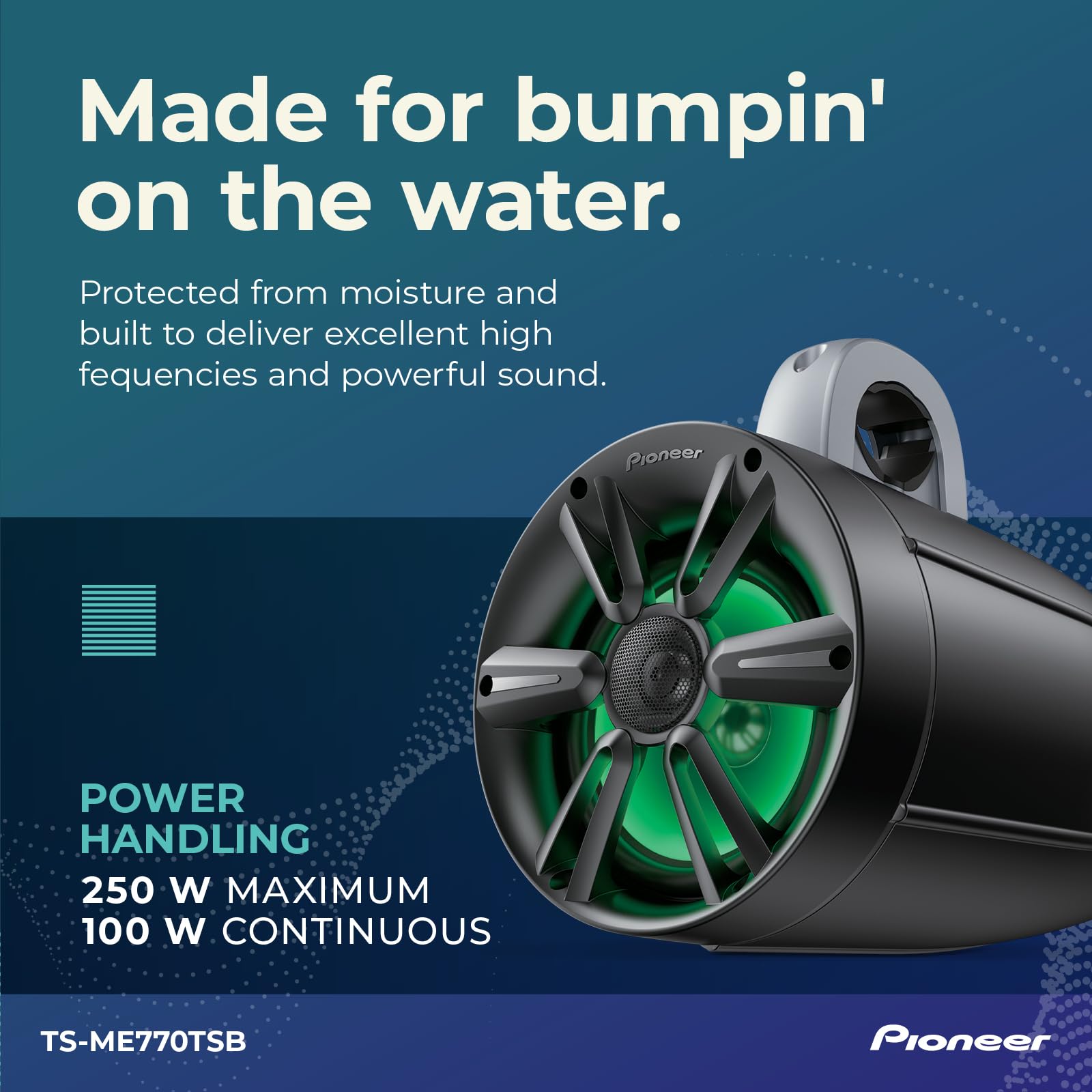 Amazon.co.jp: Pioneer Audio 7.7インチ 250W IPX7 タワースピーカー