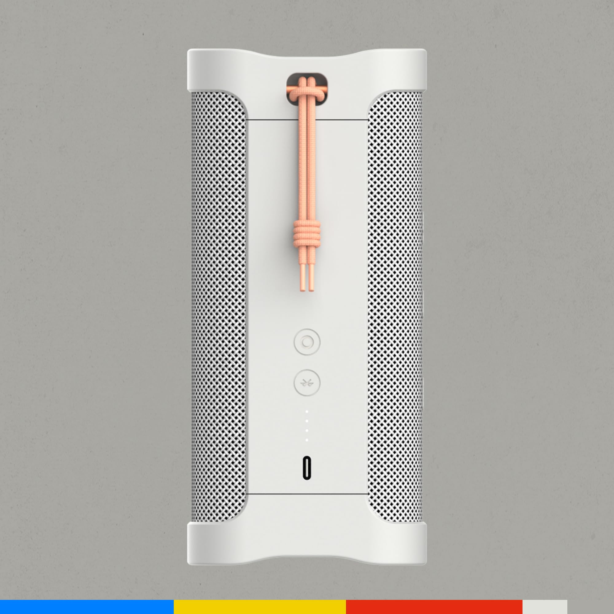 Skullcandy Terrain XL Cassa Wireless Bluetooth Portatile, Impermeabilità IPX7, 18 Ore di Autonomia, Stereo True Wireless con Cinghia Integrata per Viaggi e Uso all’Aperto - Bone/Orange