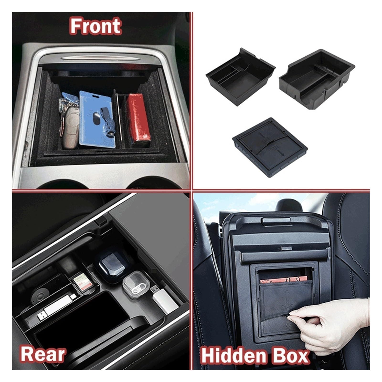 Auto Armsteun Box Auto Centrale Armsteun Box Voor Tesla voor Model 3