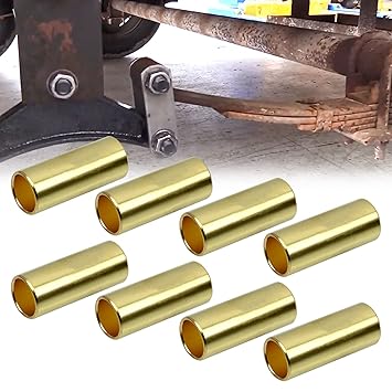 Sporacingrts Trailer Leaf Spring Bushings Bronze Bushing K7129100 8PCS fits Trailer Leaf Springs