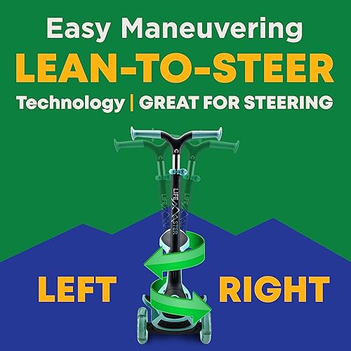 Miniatura 3 de Scooter de 3 ruedas para niños con asiento plegable, altura ajustable del manubrio, juguete de paseo inclinado para conducir para niños a partir de