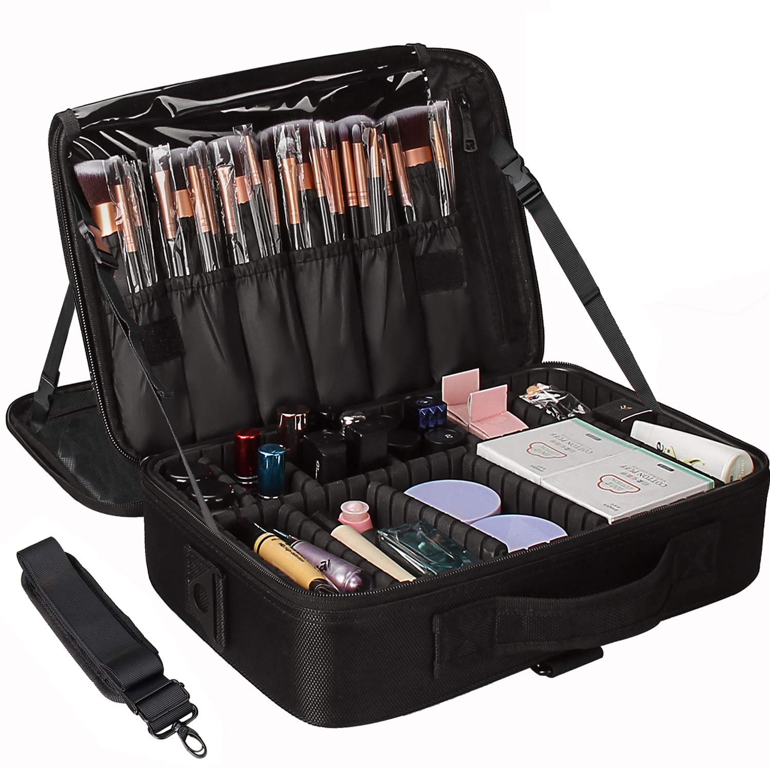 Buy INOVERA (LABEL) Nylon Makeup Organizer Bag Professional Travel