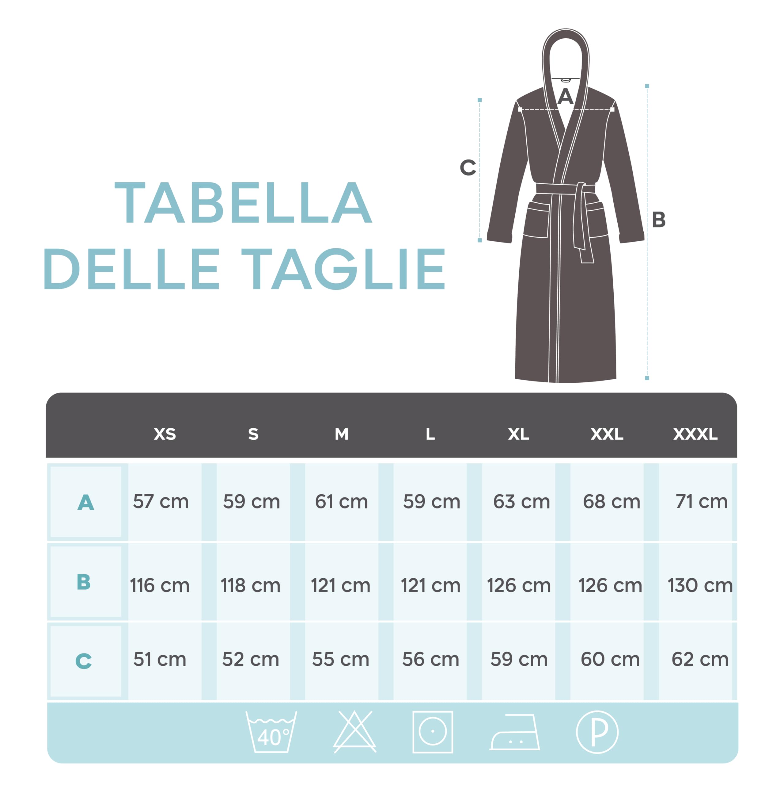 Twinzen Accappatoio per Uomo con Cappuccio in Spugna, 2 Tasche, Cintura Cotone Senza Prodotto Chimico, Oeko Tex - Vestaglia per Uscire dalla Doccia, Assorbente e Confortevole