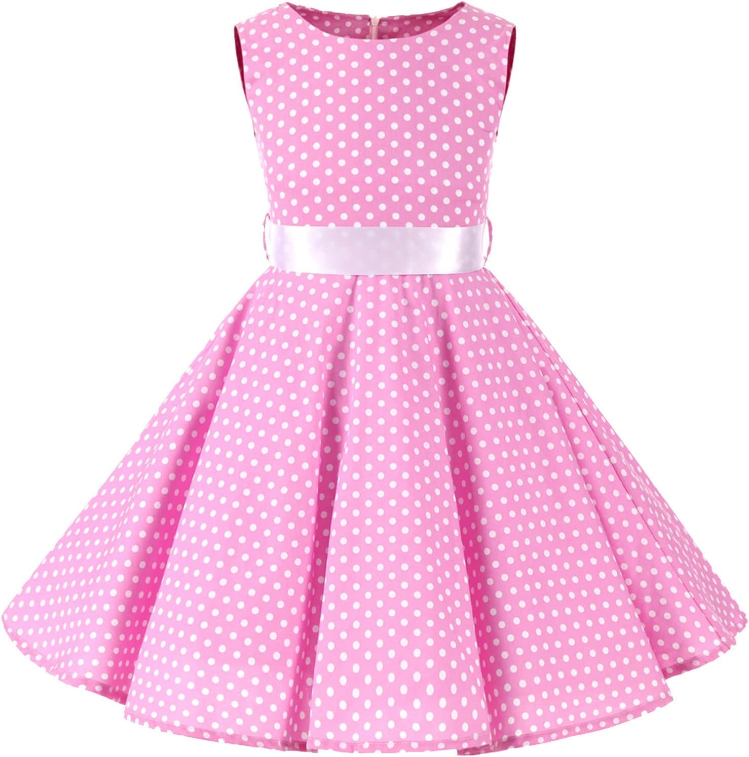 Robe Fille Imprimé Fleurs + Chapeau - Tenue Princesse Printemps - Coton Doux - Sans Manches