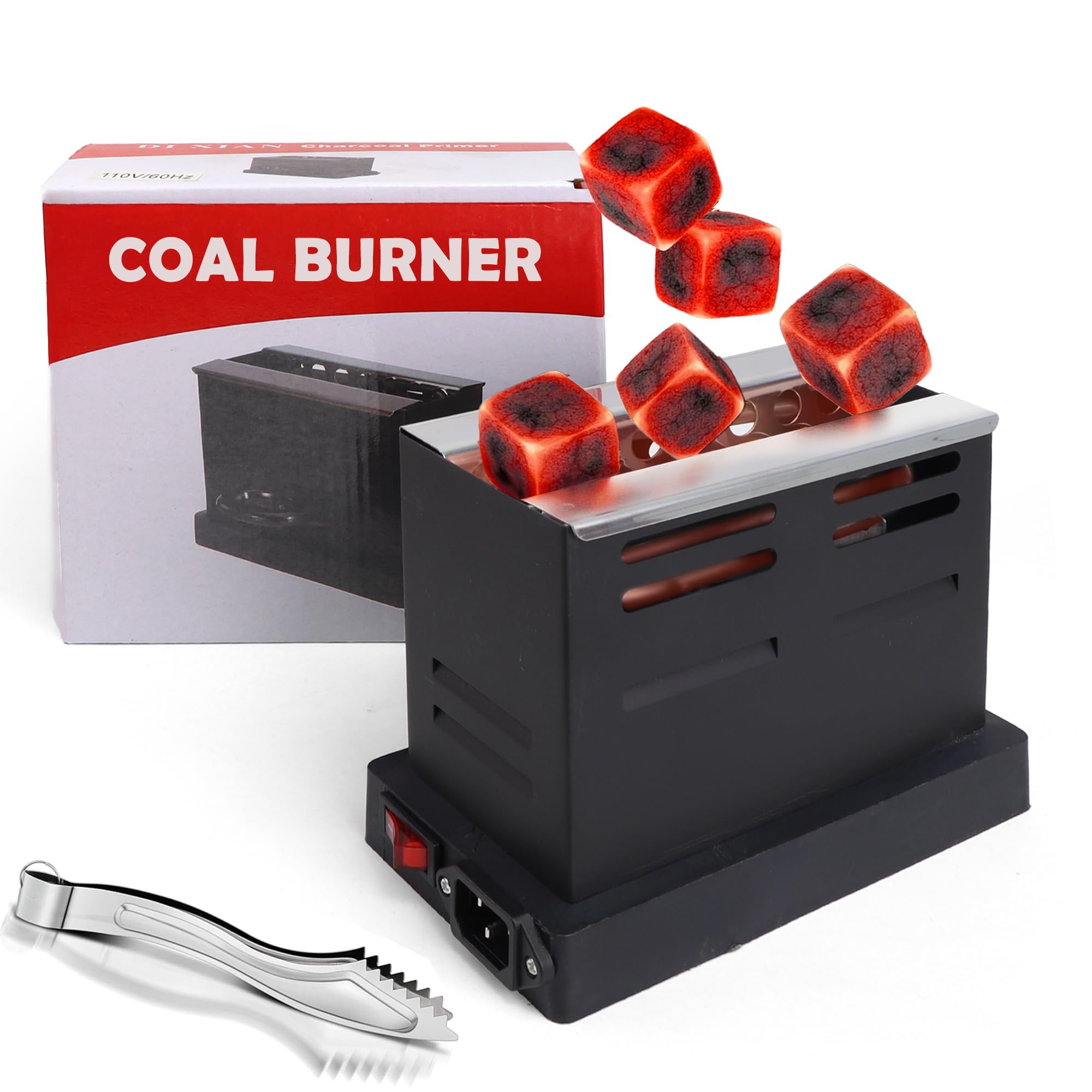 Brûleur à charbon électrique 800W multifonction pour cubes de chicha