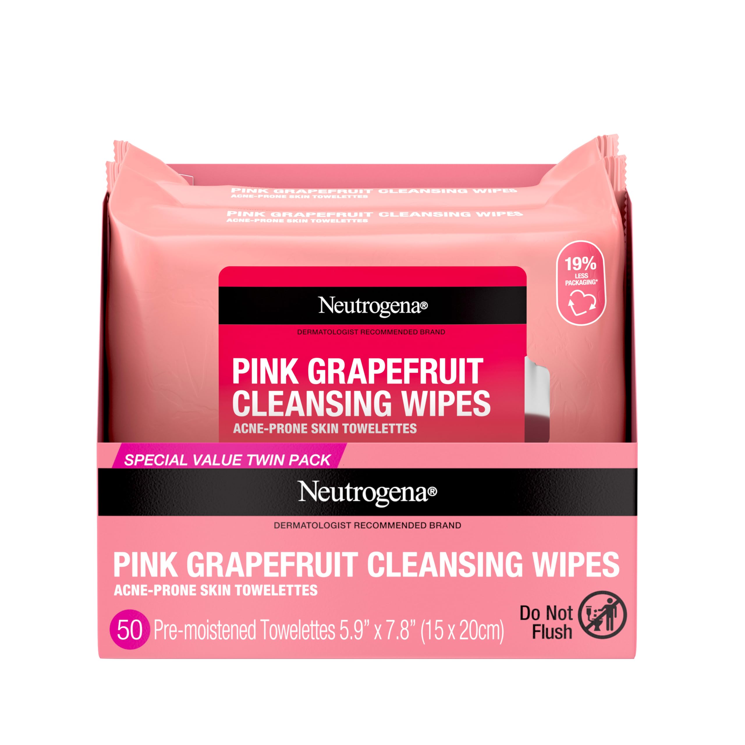 

                                                    Neutrogena Makeup Remover Cleansing Towelettes, Pi