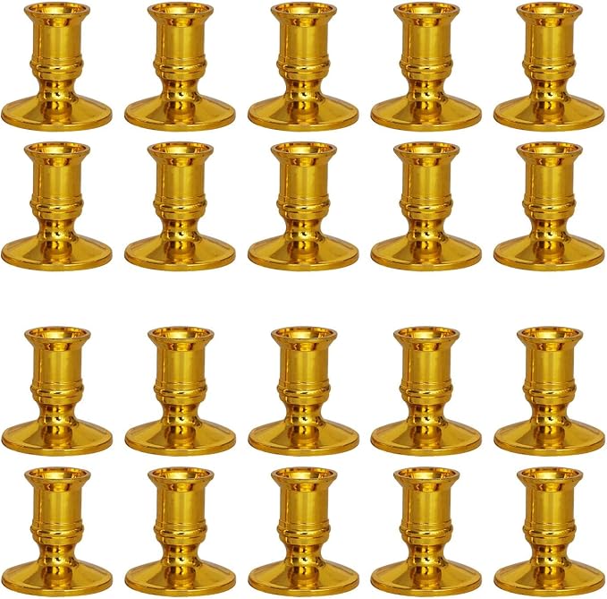 Lot De 25 Bougeoirs Oasis 2,5 Cm - Fixation Parfaite Pour Bougies Tiges Et Chandeliers En Mousse Florale