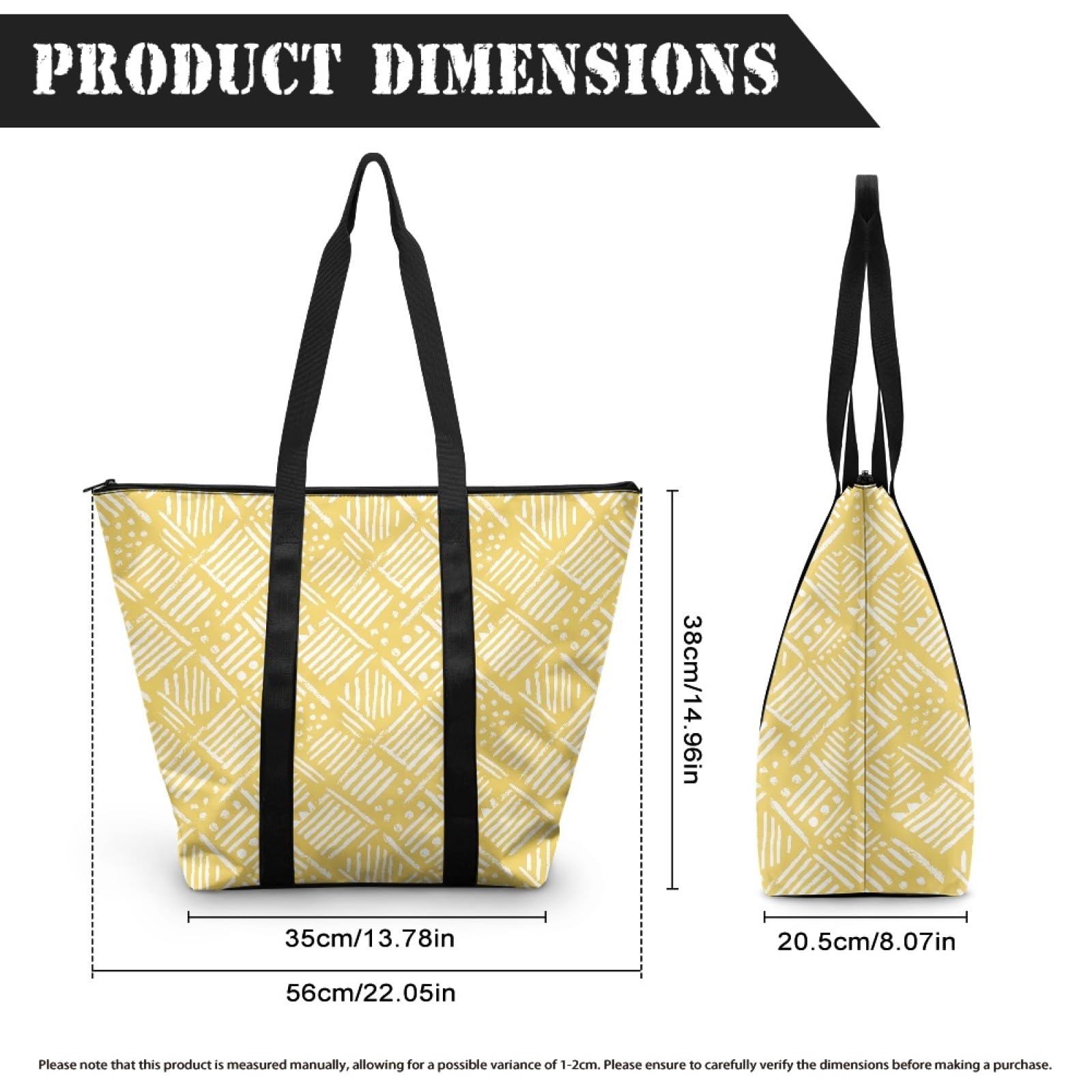 Tote Bag Bolsa Playa Poliéster Bolsas de Tela Reutilizable Bolsas de Viaje Plegable Bolso Playa Cremallera Bolsos de Mano Mujer Bolso Viaje