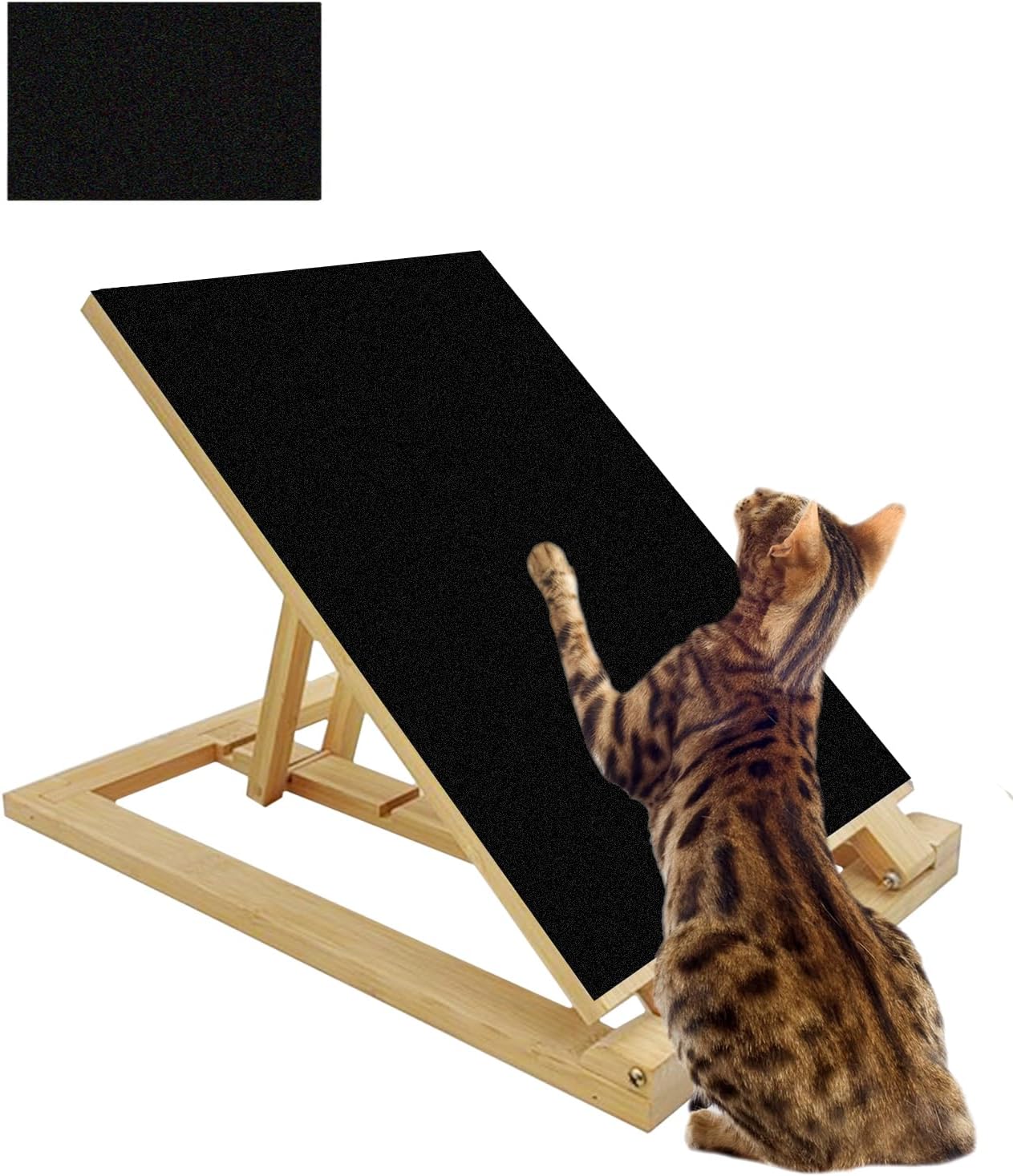 BNOSDM Tilted Cat Nail File Scratcher with Ramp Vertical