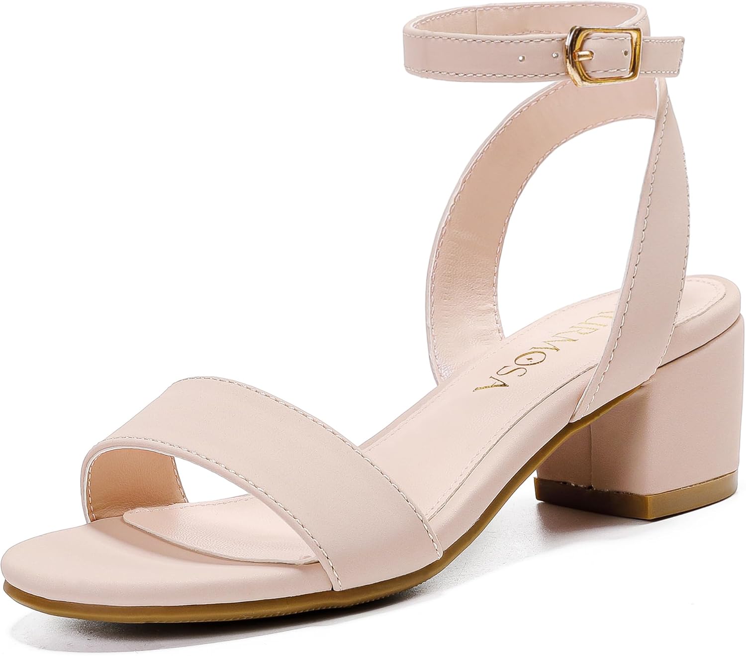 LAURMOSA High Heels for Kids Open Toe Dress Shoes for Girls Ankle Strap Pump Shoes Flower Girl Sandals Wedding Party for Little Big Kids