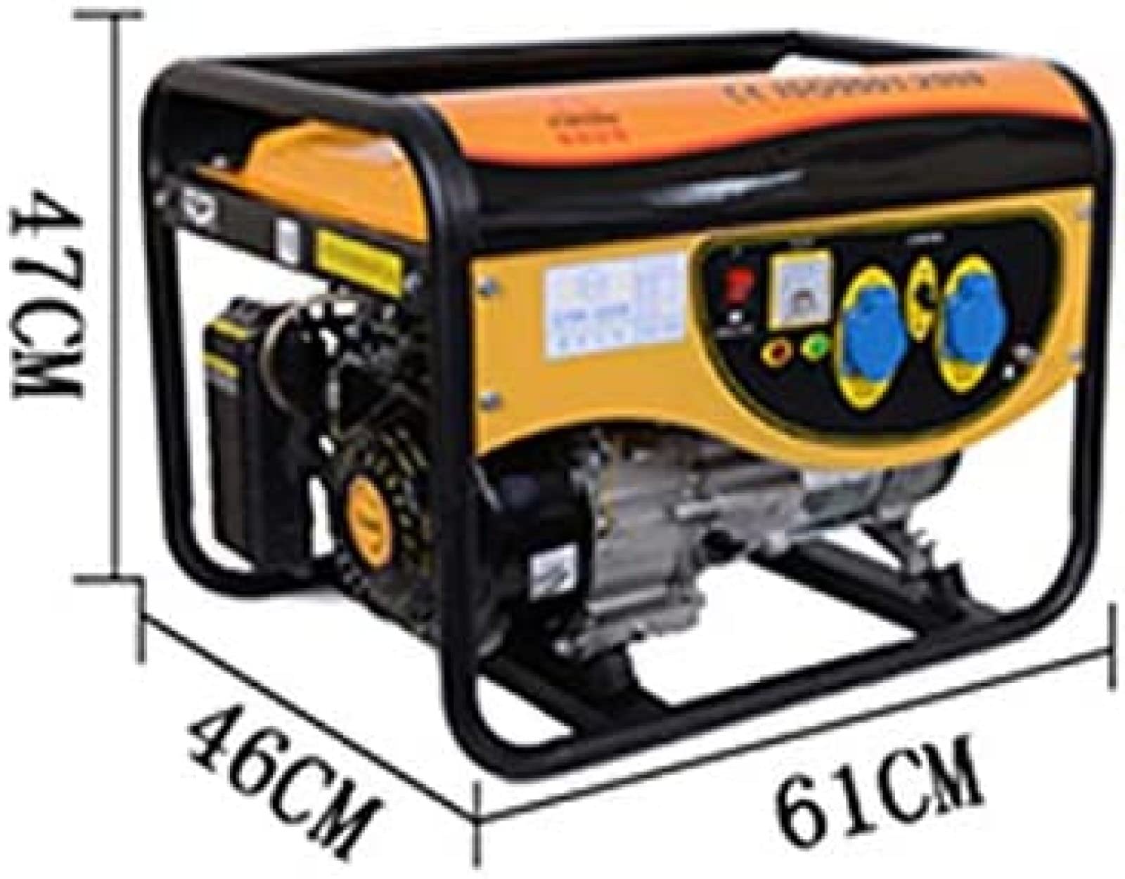 Die Inverter Generator - 3000w, 3kva, 220v, Simplex, Quiet Mini Household Emergency Generator, Gasoline Natural Gas Liquefied Gas Supply,Constructive23