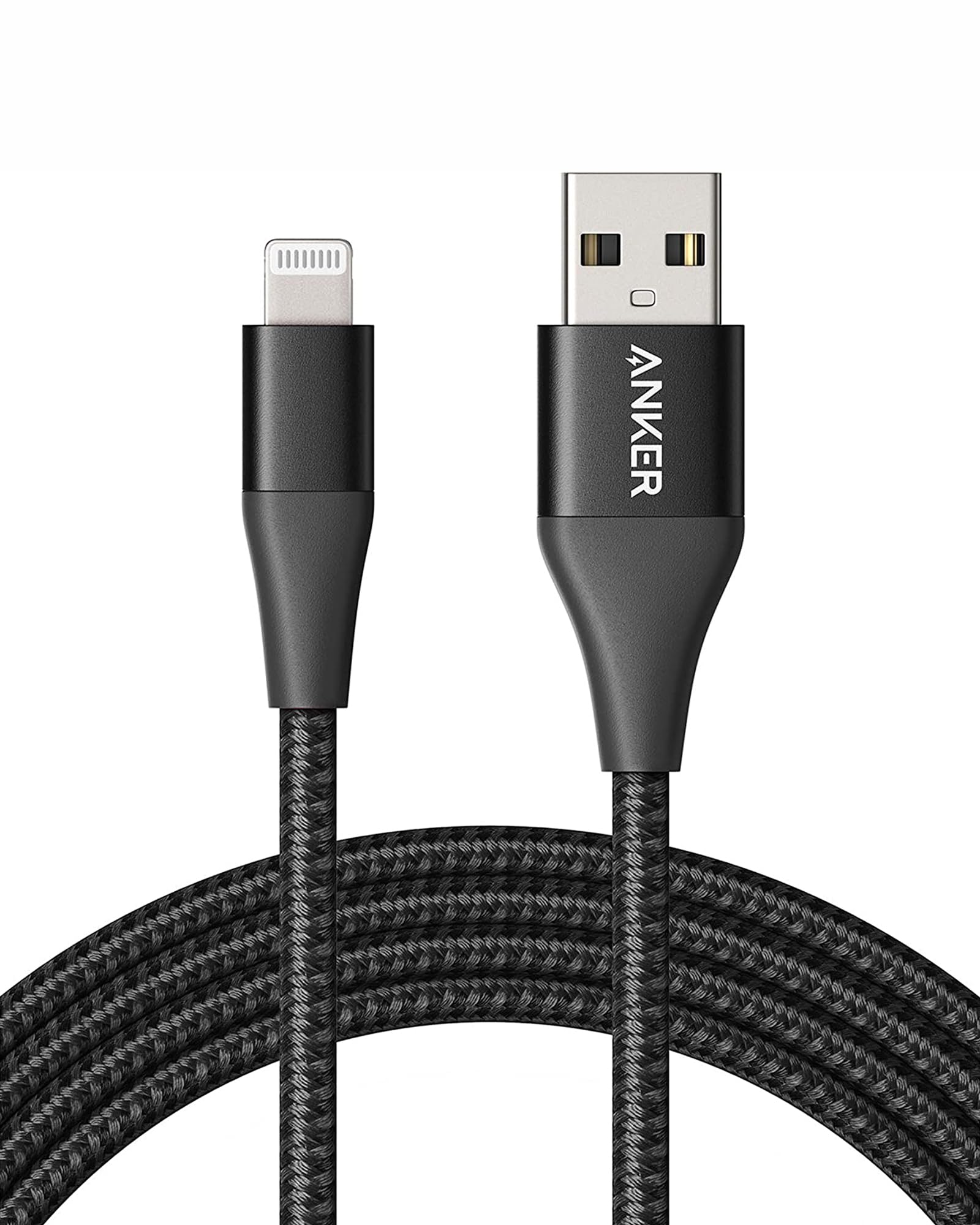 Anker PowerLine+ II Lightning Cable (6ft), MFi Certified for Flawless Compatibility with iPhone 14 Plus 14 14 Pro Max 13 13 Pro 12 11 X XS XR 8 8Plus 7 7Plus 6 6Plus and More(Black)