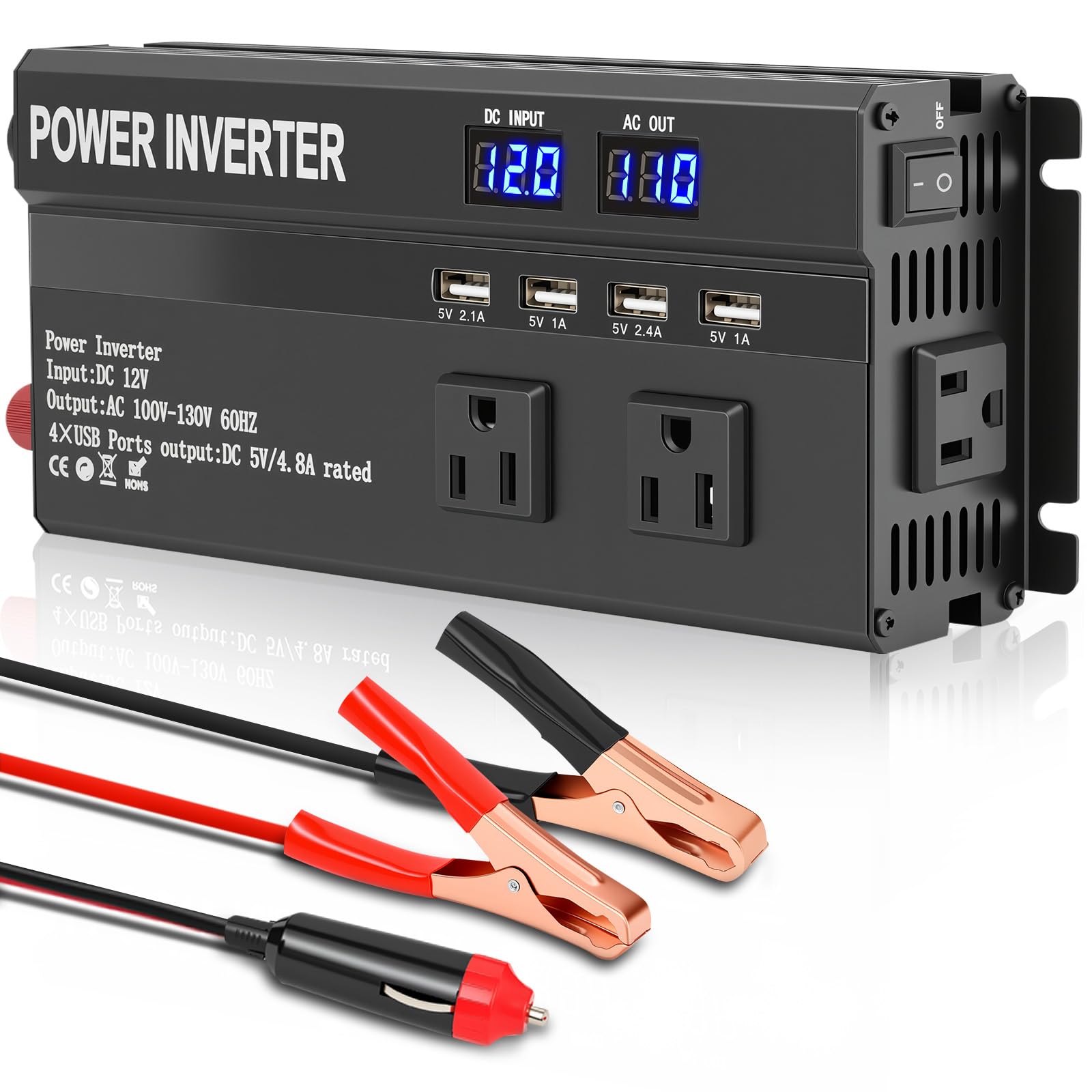 ALSO GO 1200W Power Inverter