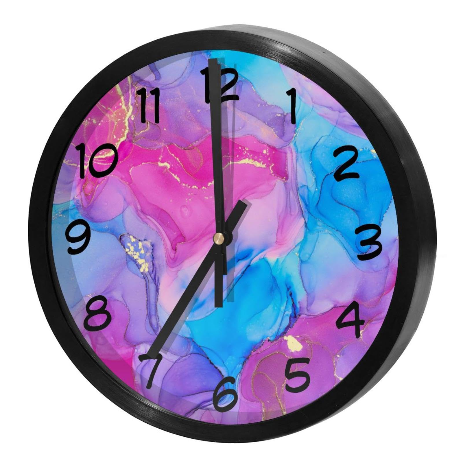 Horloge murale silencieuse encre de luxe l'alliance du quartz et du design moderne
