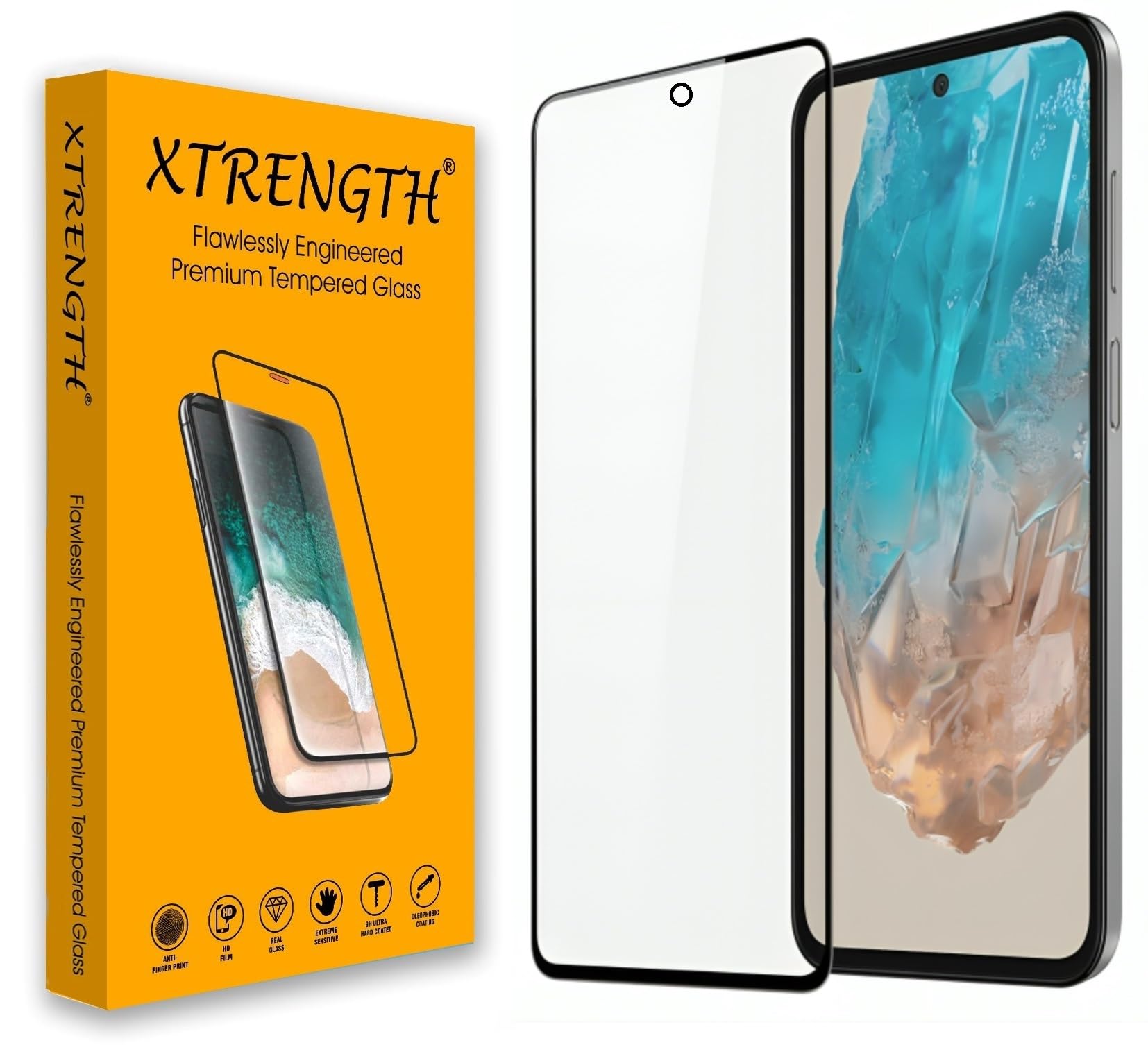 XTRENGTH Advanced Hd+ Tempered Glass Screen Protector Designed For Samsung Galaxy M35 5G Cellphone (6.6")-Edge To Edge Full Screen Coverage With Easy Installation Kit (Anti-Scratch) (B0D948HHQF) Amazon Price History, Amazon Price Tracker