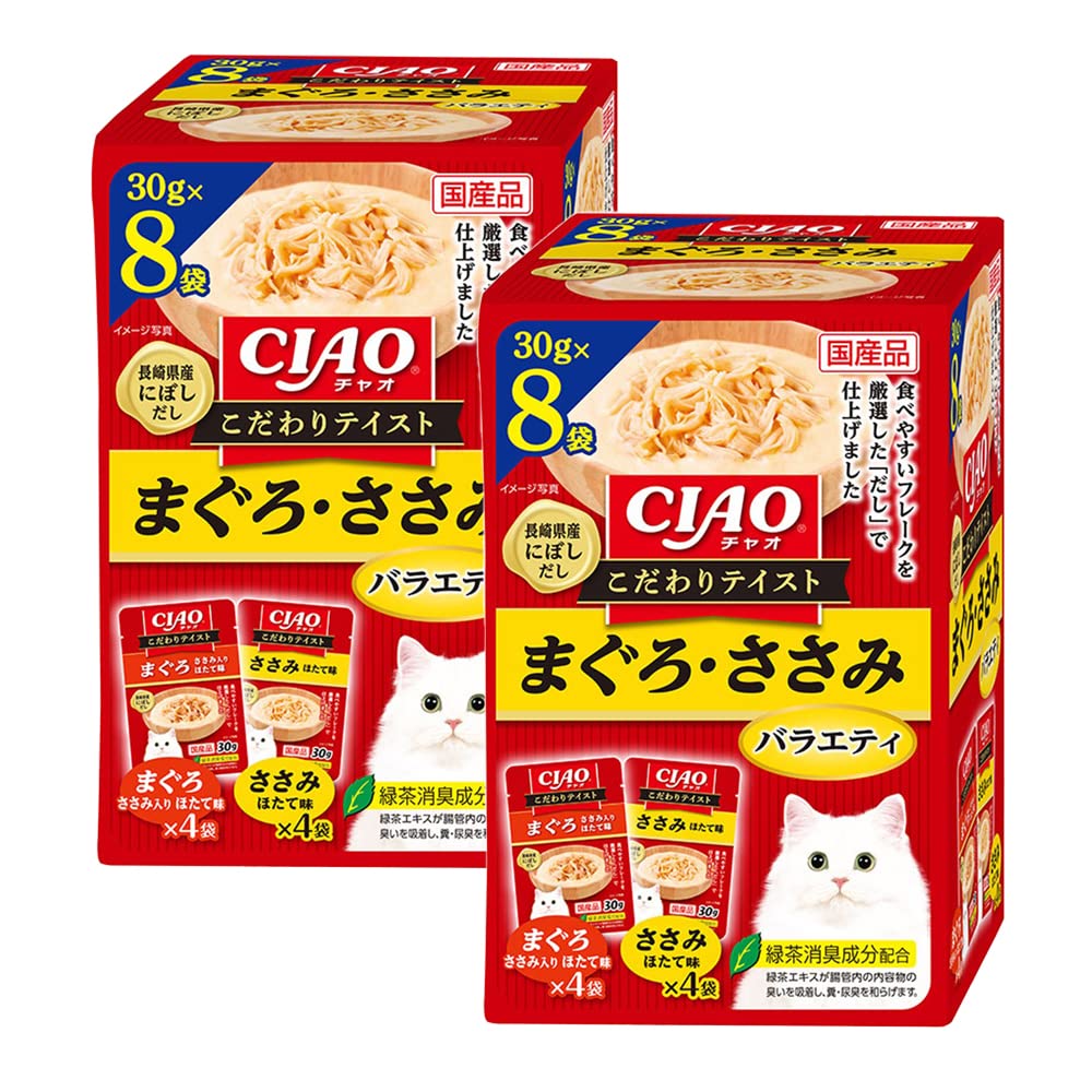いなばCIAOパウチ+いなば　CIAO こだわりテイスト Amazon.co.jp: いなばペットフード株式会社: 猫用｜こだわり パウチ