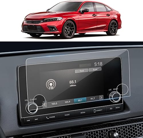 Vista 19 de Protector de Pantalla de Coche para 2015 2016 2017 2018 2019 Cadillac CTS Accesorios Navegación Pantalla Táctil Protector de Película de Vidrio