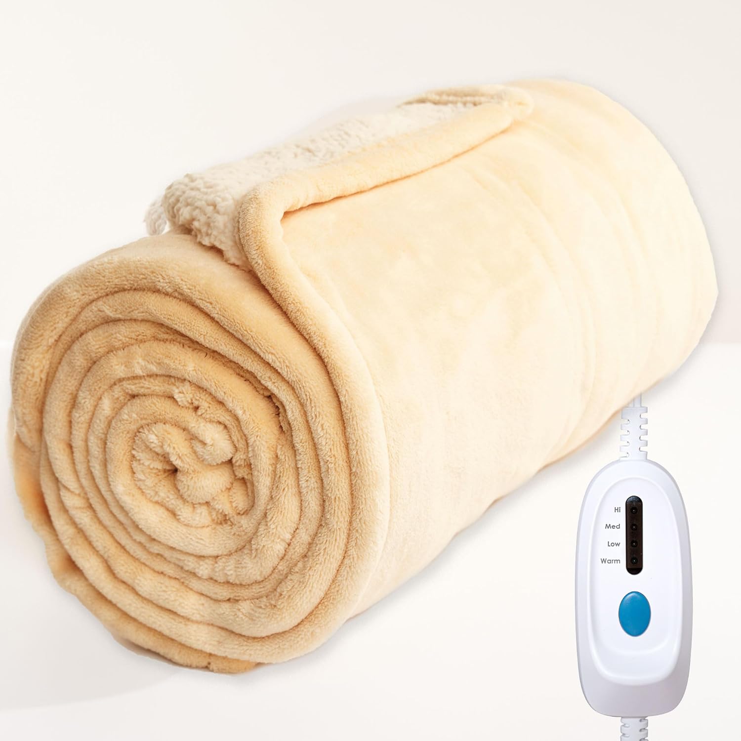 JET'S HOME Electric Blanket 130 x 180 cm 4 Heated Level Heated Throw