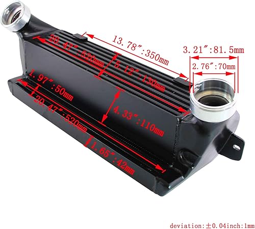 Miniatura 8 de Intercooler de rendimiento de ajuste para BMW 05-13 325d330d335d E90 E92 E93 Diesel