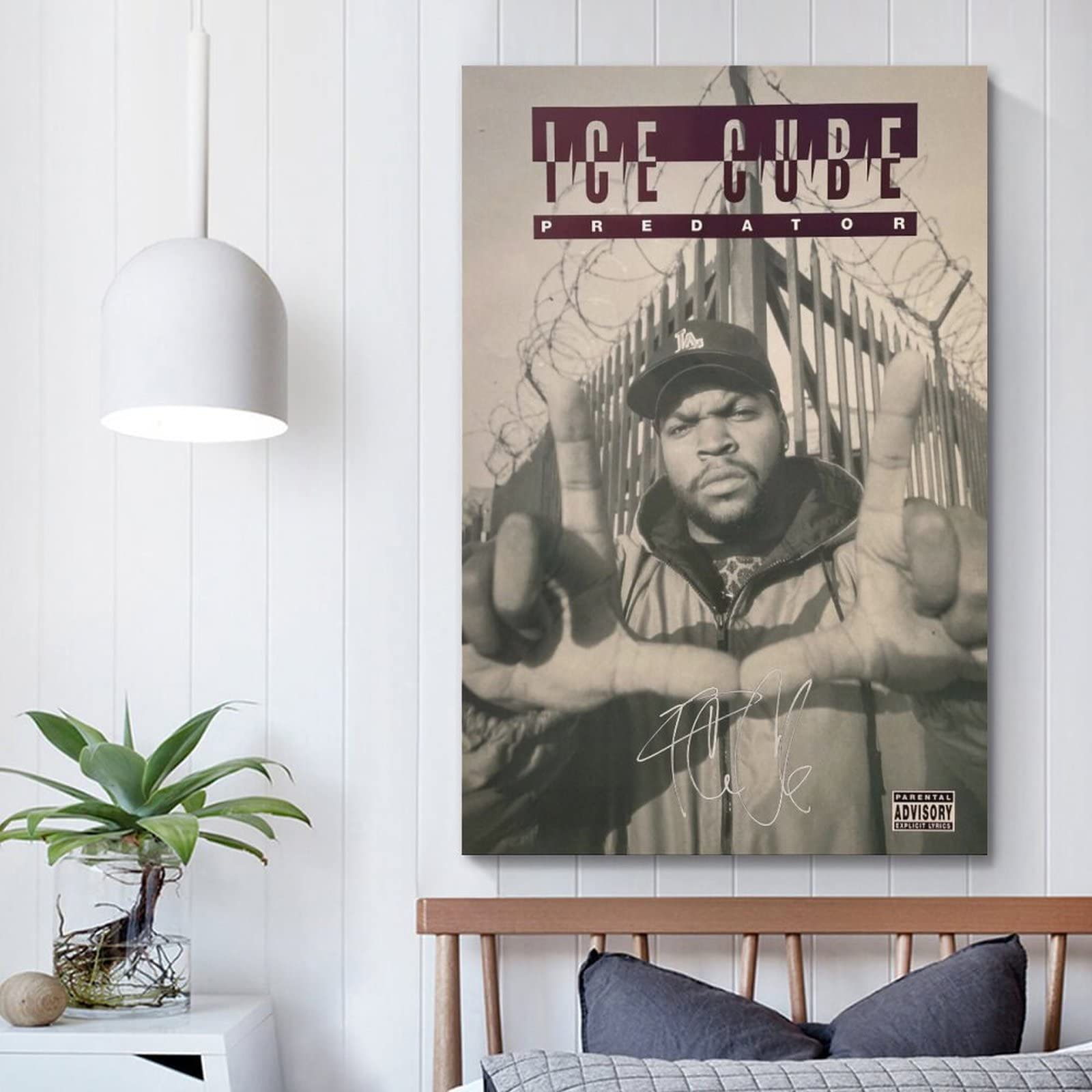 Amazon.com: XIaoMa Rapper Ice Cube Poster Album Vintage Cover