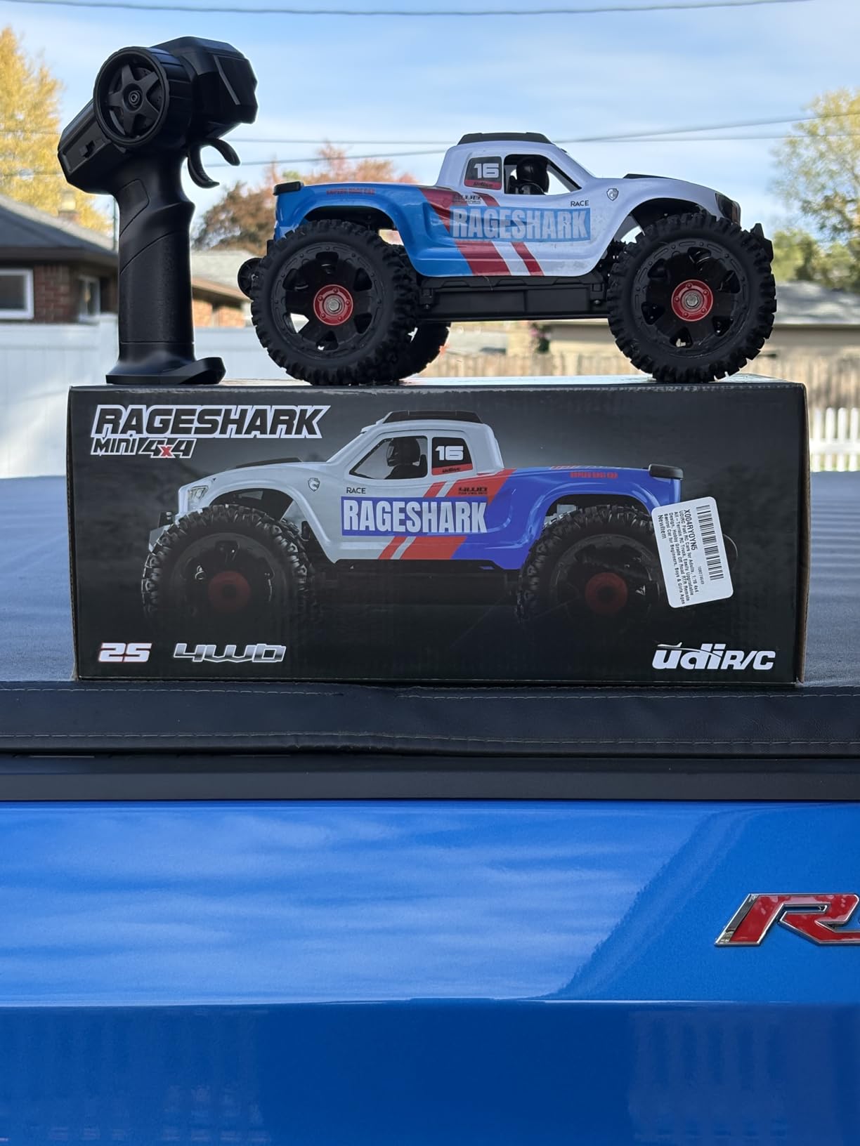 UD1611 1/16 4X4 RC Monster Truck, RTR, 2S Battery Compatible, Brushed Motor