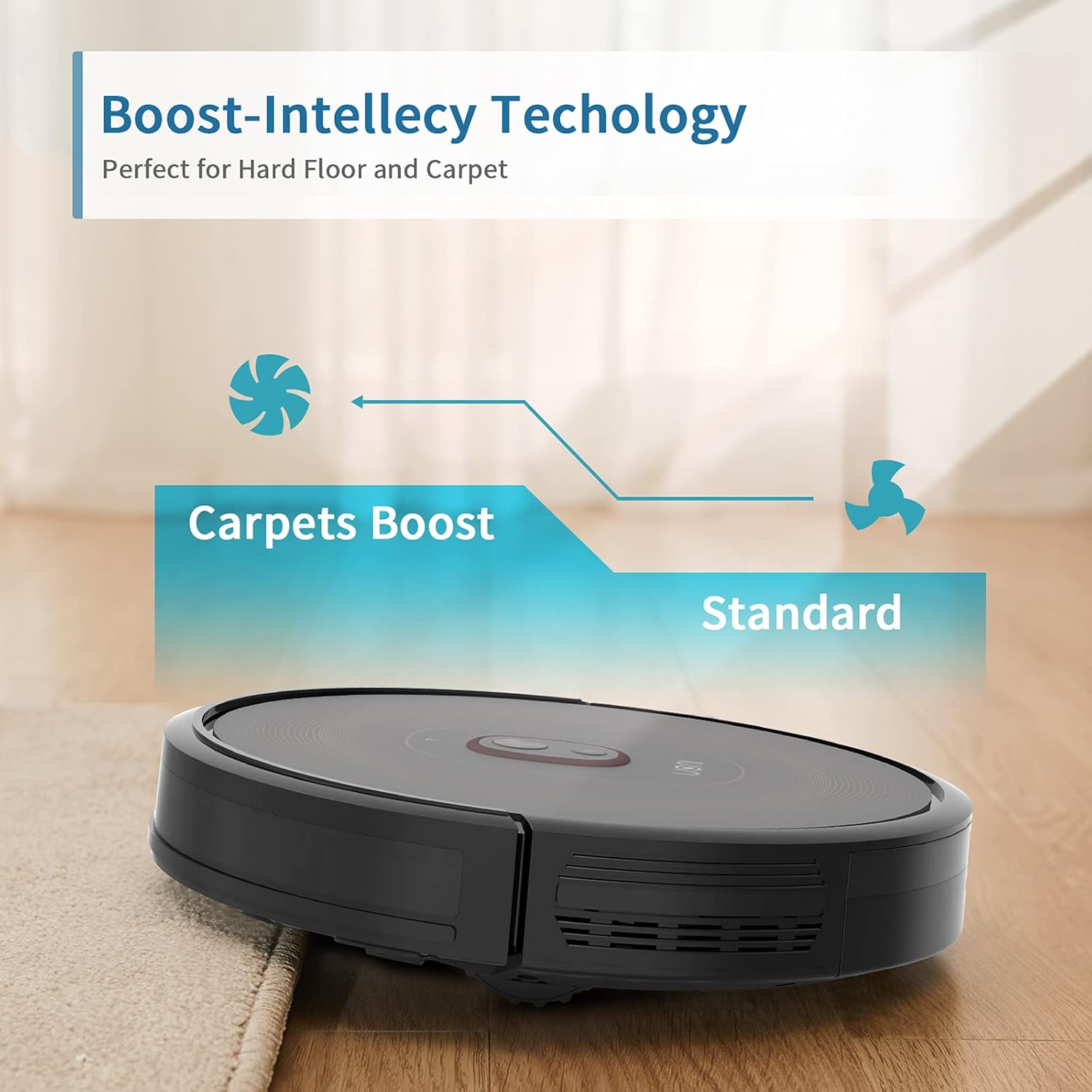 Buy Uoni S1 Robot Vacuum Cleaner, Works with Alexa, Quiet, SuperThin