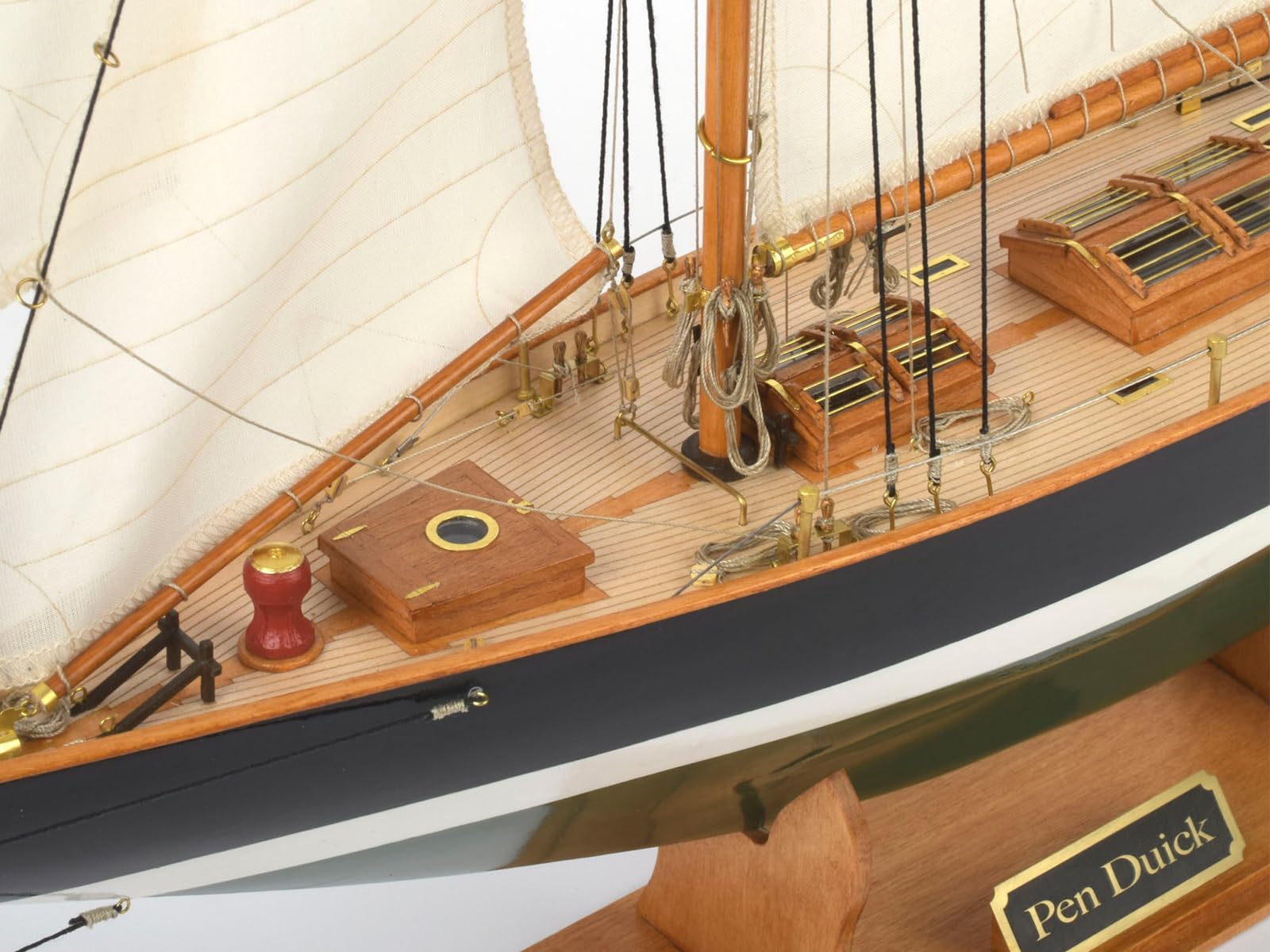 Artesanía Latina - Maquette de Bateau en Bois – Cotre de Course Français, Pen Duick - Modèle 22418N, Échelle 1:28 - Maquettes à Monter - Niveau Moyen
