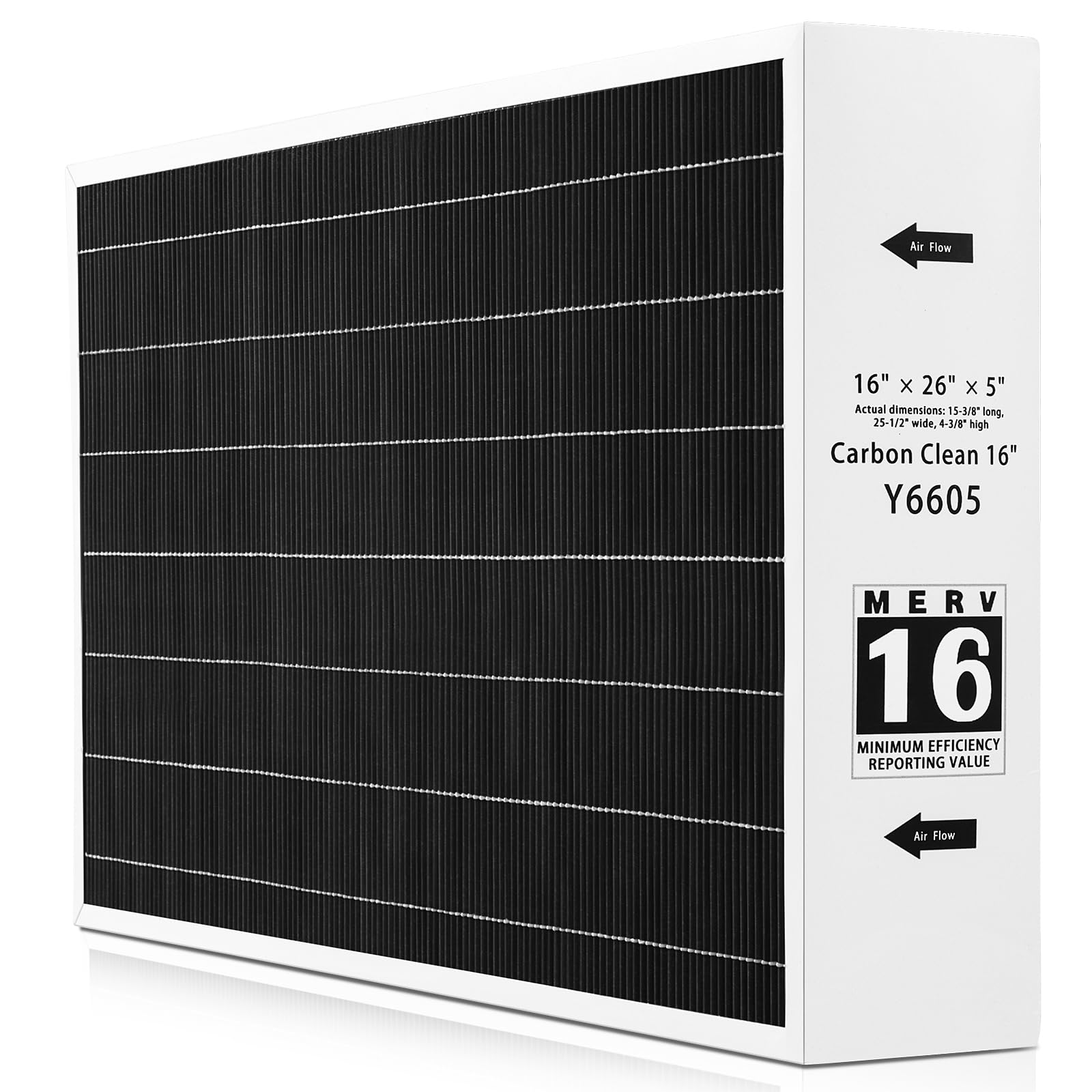 TEEDEEAL Y6605 16x26x5 MERV 16 Efficient Air Filters Replacement, Compatible with PureAir PCO3-16-16 Air Purifier Cleaner Purification Systems