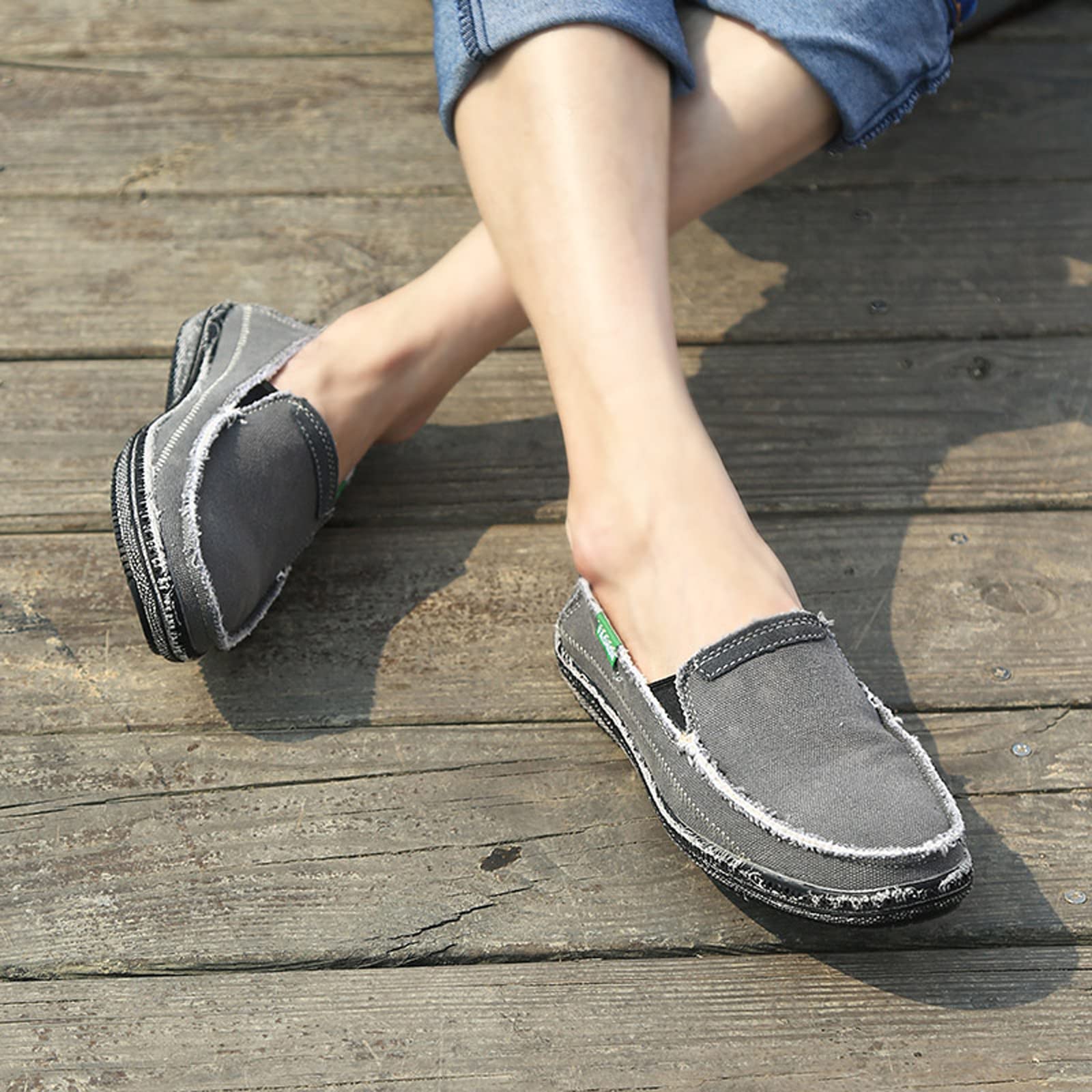 2022 Moda Uomo Scarpe di Tela Mocassini Scarpe Comfort Slip on Scarpe Casual Piatte Scarpe Piselli Scarpe da Guida Scarpe da Barca