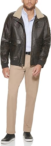 Miniatura 2 de Tommy Hilfiger Chaqueta bomber de piel sintética para hombre