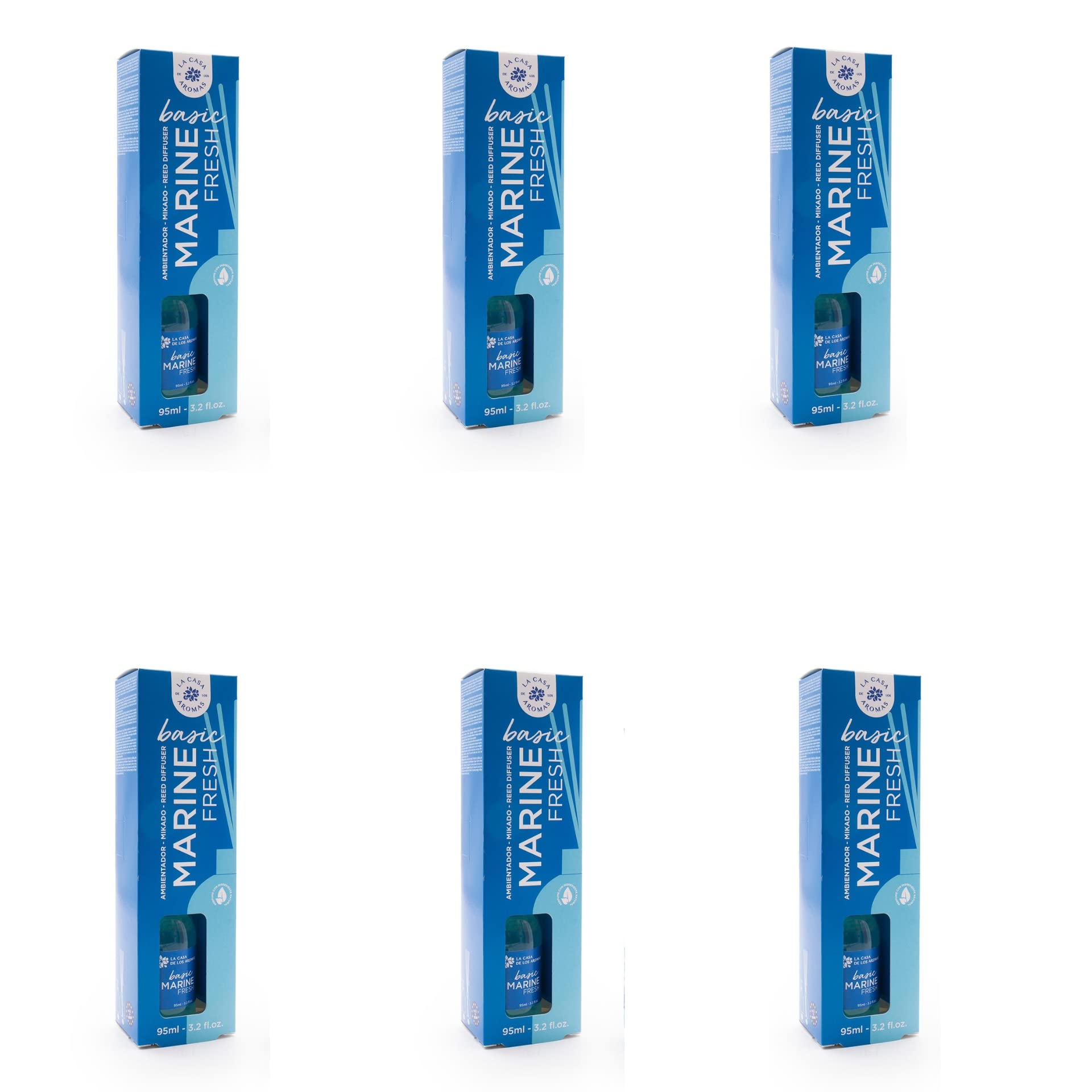BricoLoco.com. Deodorante Basic Marine Fresh 95 ml più comodo e sicuro delle candele. Deodorante per casa, casa, camera. Mikado (6)