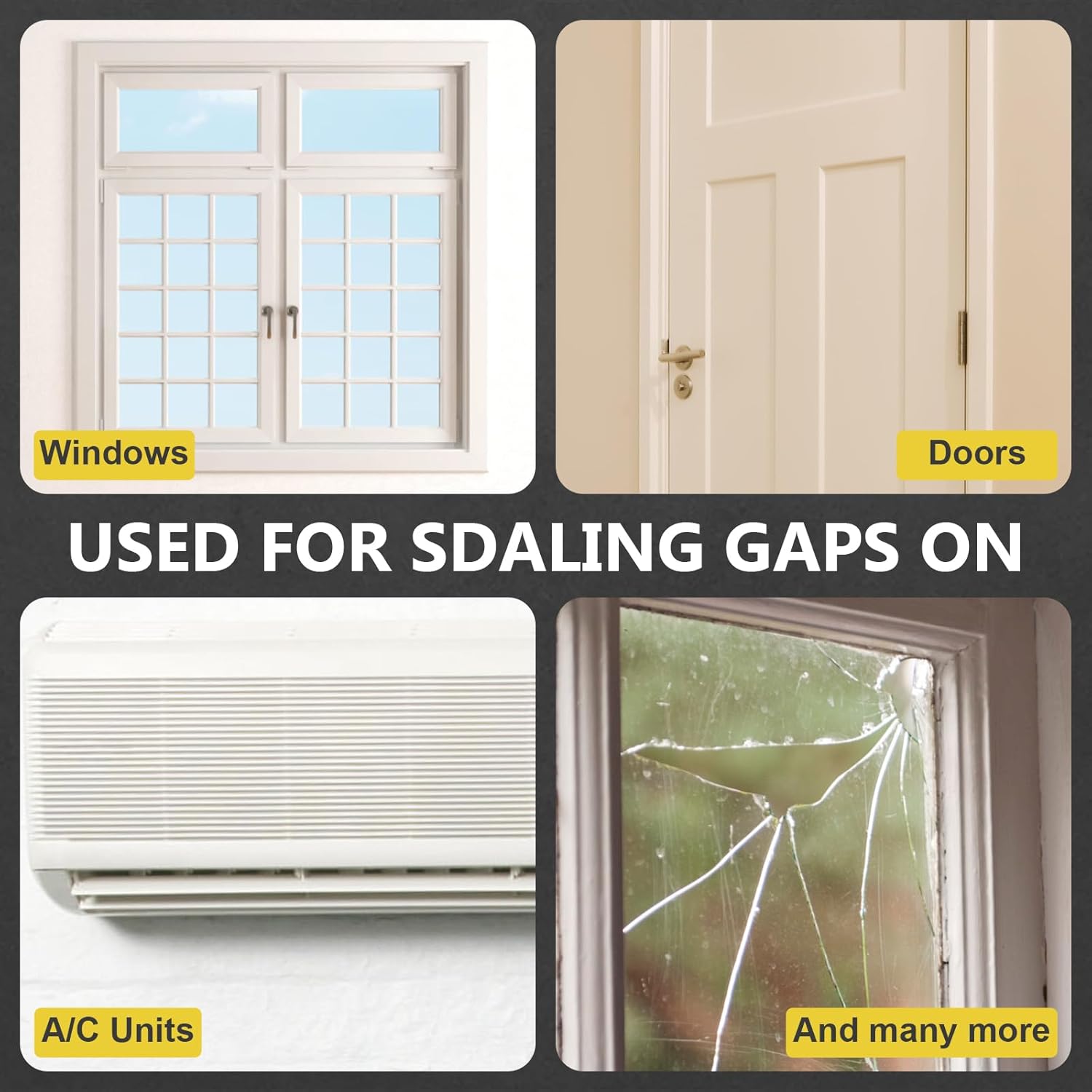 Window Insulation for Winter, Window Plastic for Winterizing, Weather Stripping Window Seal Tape, No Residue, Clear Window Insulation Tape for Doors, Windows, Ac Unit (3" x 33 Ft)