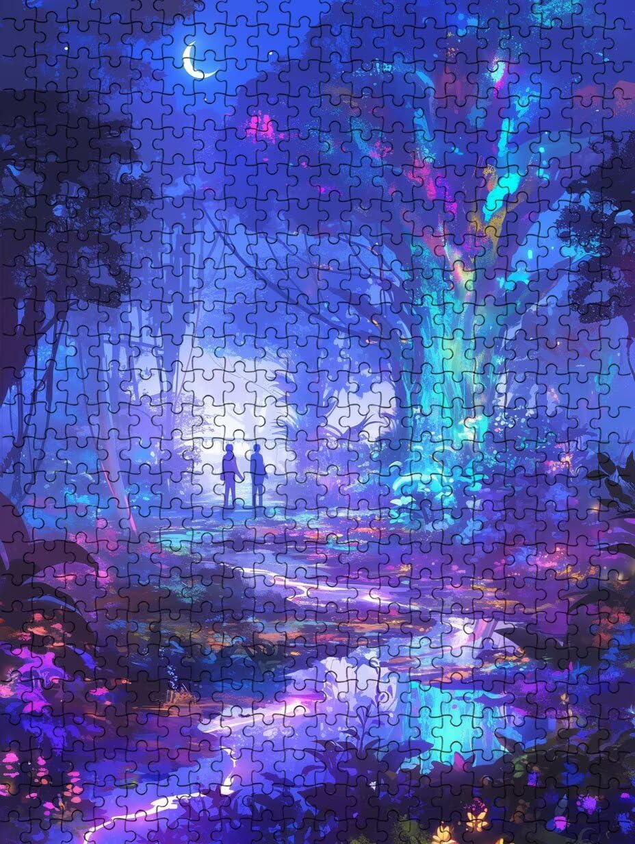 Foresta Sogno Puzzle 5000 Pezzi, 3D Puzzle per Adulti Impegnativo, Educa Puzzles Artistico, Divertente E Stimolante Puzzles Decorativo per La Famiglia, Regalo e Decorazione Pareti FNKL6-883