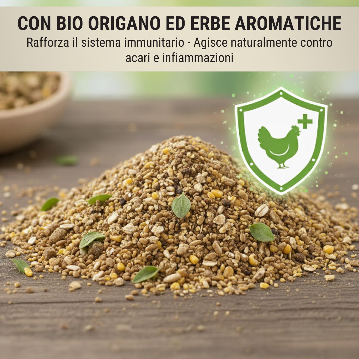 Agrarzone BIO Mangime per Galline Ovaiole Immun+ 20 kg - Protezione Naturale Acari & Parassiti - Sistema Immunitario Forte - Premium Austria Senza OGM