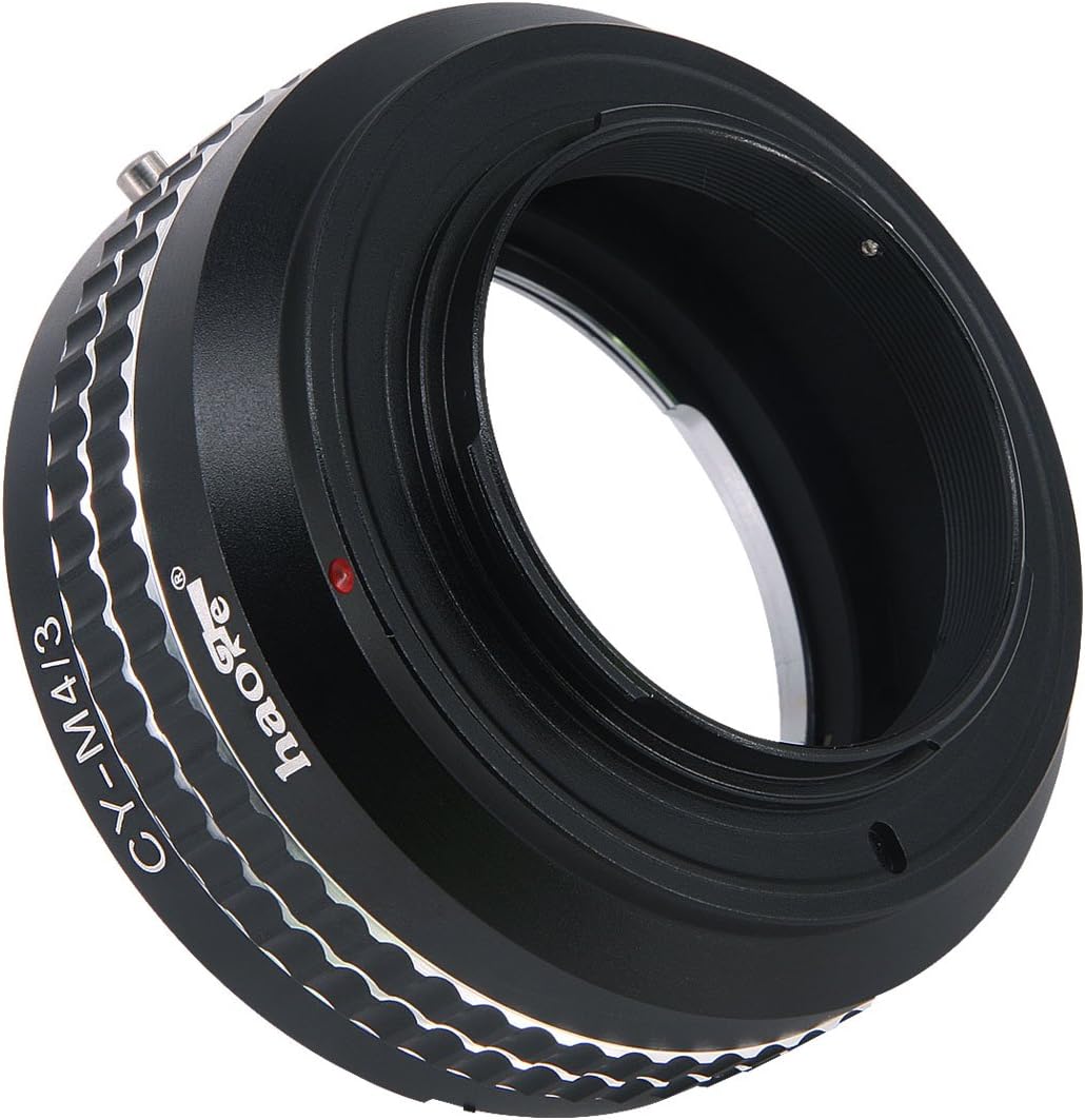 Haoge Manual Lens Mount Adapter for Contax/Yashica C/Y CY Mount Lens to Olympus and Panasonic Micro Four Thirds MFT M4/3 M43 Mount Camera image 4