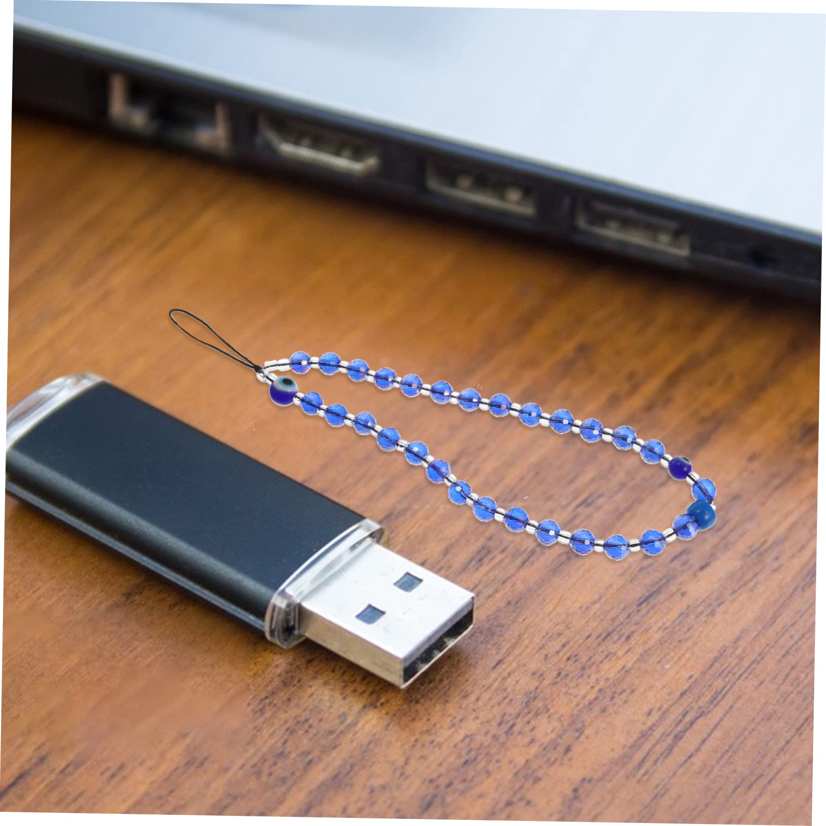 Housoutil 2 Pz Cinturino Per Telefono Con Perline Fascino Per Appendere Il Telefono Cinturino Con Ciondoli Per Telefono Cordino Chiavi Catene Appese Perle Di Cristallo Chiave Portachiavi