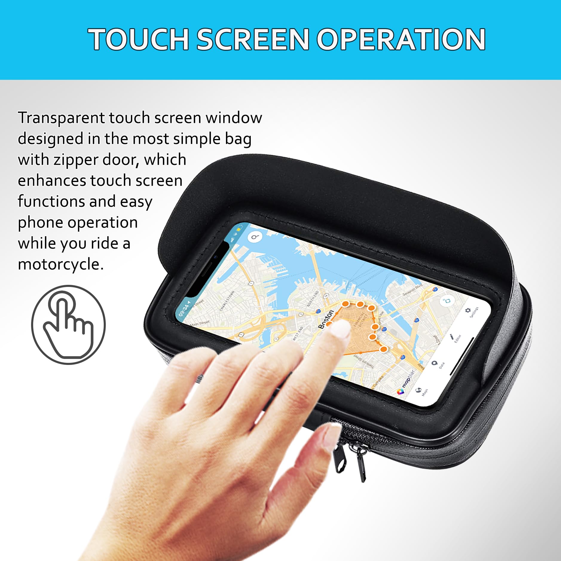 Support Telephone Moto Velo Etanche Systeme Unico De