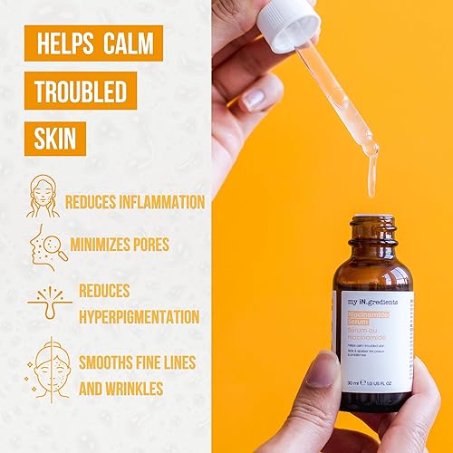 Miniatura 2 de Masque Bar My Ingredients - Suero de niacinamida 10% para la cara + 1% de zinc, reducción de poros, suero brillante, nivela el tono de la piel,