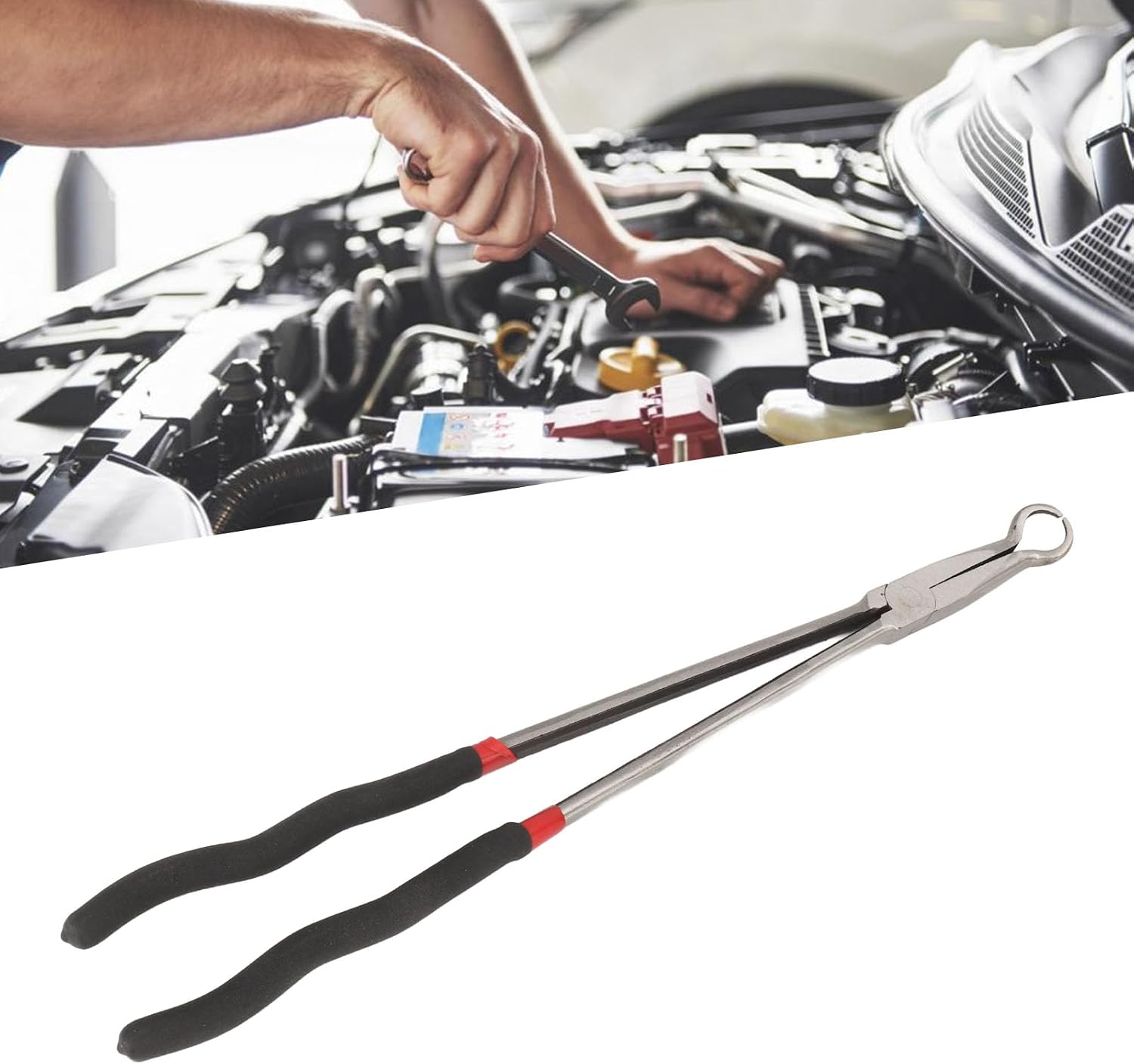 Electrical Disconnect Pliers, Electrical Connect Pliers, Fuel Line Disconnect Tool for Removing Mass Airflow Sensors, Ignition Coils, Etc (16 inch)