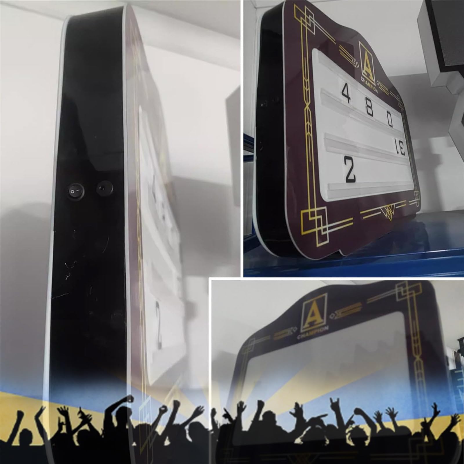 Diseño Recargable de cartelera electrónica, Letrero de Caja de luz con números de Letras, Luces de Servicio de Botellas, presentador de Botellas para Club Nocturno