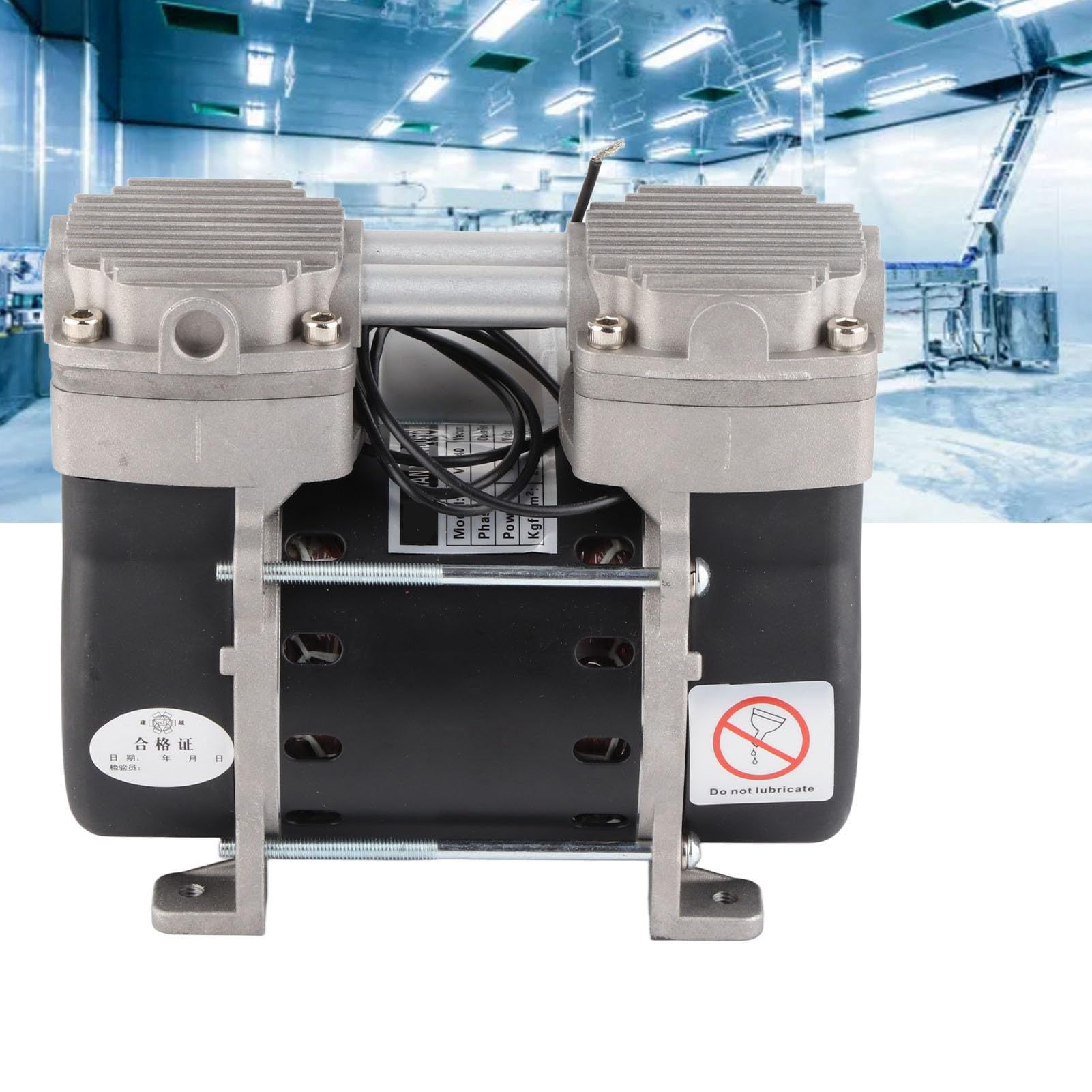 Aceite de bomba de vacío -aire libre de aire tranquilo con silenciador de filtro 220V 130W para equipos de máquinas