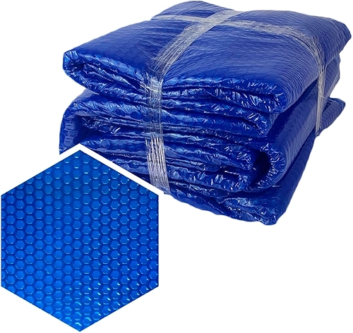Capa Manta Térmica Para Piscina 5 x 2,5m Proteção Uv 300 Micras Azul Induplas