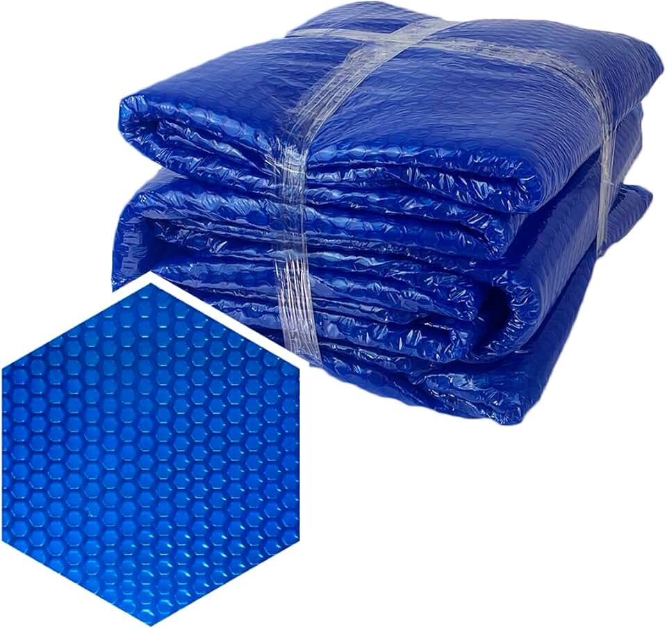 Capa Manta Térmica Para Piscina 5 x 2,5m Proteção Uv 300 Micras Azul Induplas