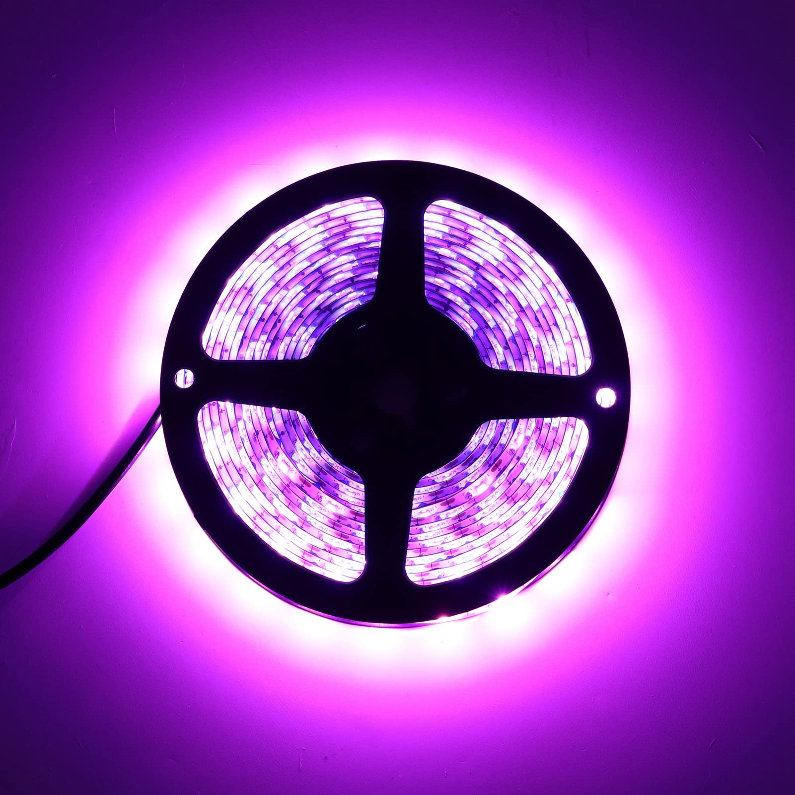 HERCHR Bande Lumineuse de Culture de Plantes Solaires, 5W 5V 5A Lampes de Culture à Énergie Solaire Poussent des Bandes Lumineuses Lampe Chauffante LED 5M pour Serre de Jardin