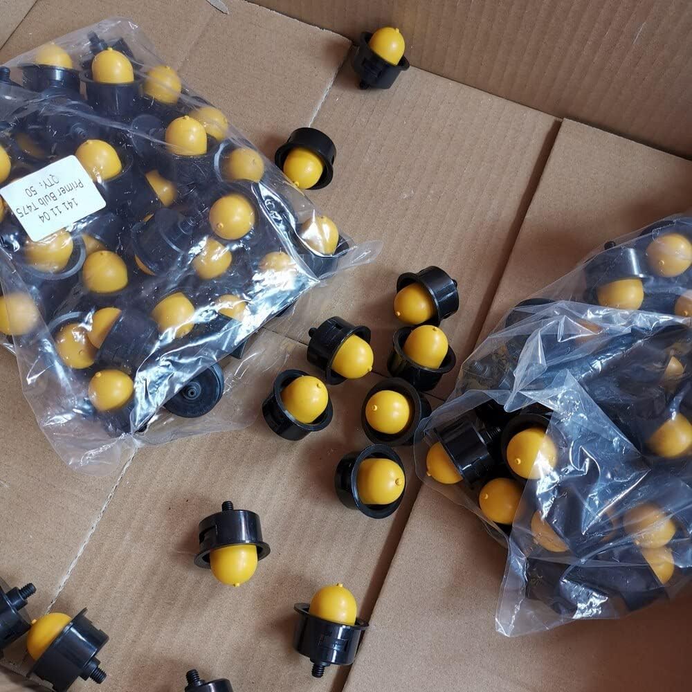 Replacement 50 Pack Primer Bulb Compatible with Briggs&Stratton T475 T375 T575 Billy Goat Lawn Mower Spare Parts