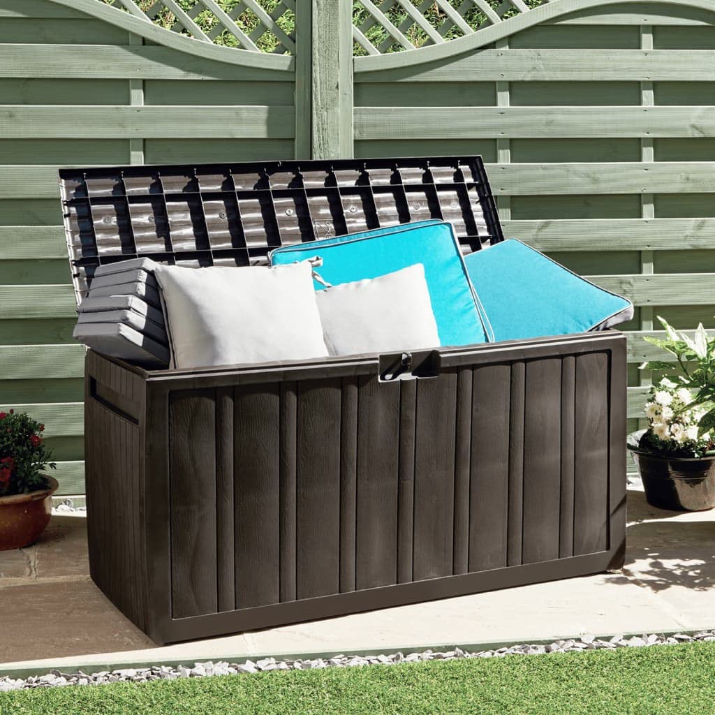 vidaXL Skrzynia na poduszki, 117 x 45,5 x 57,5 cm, 270 L